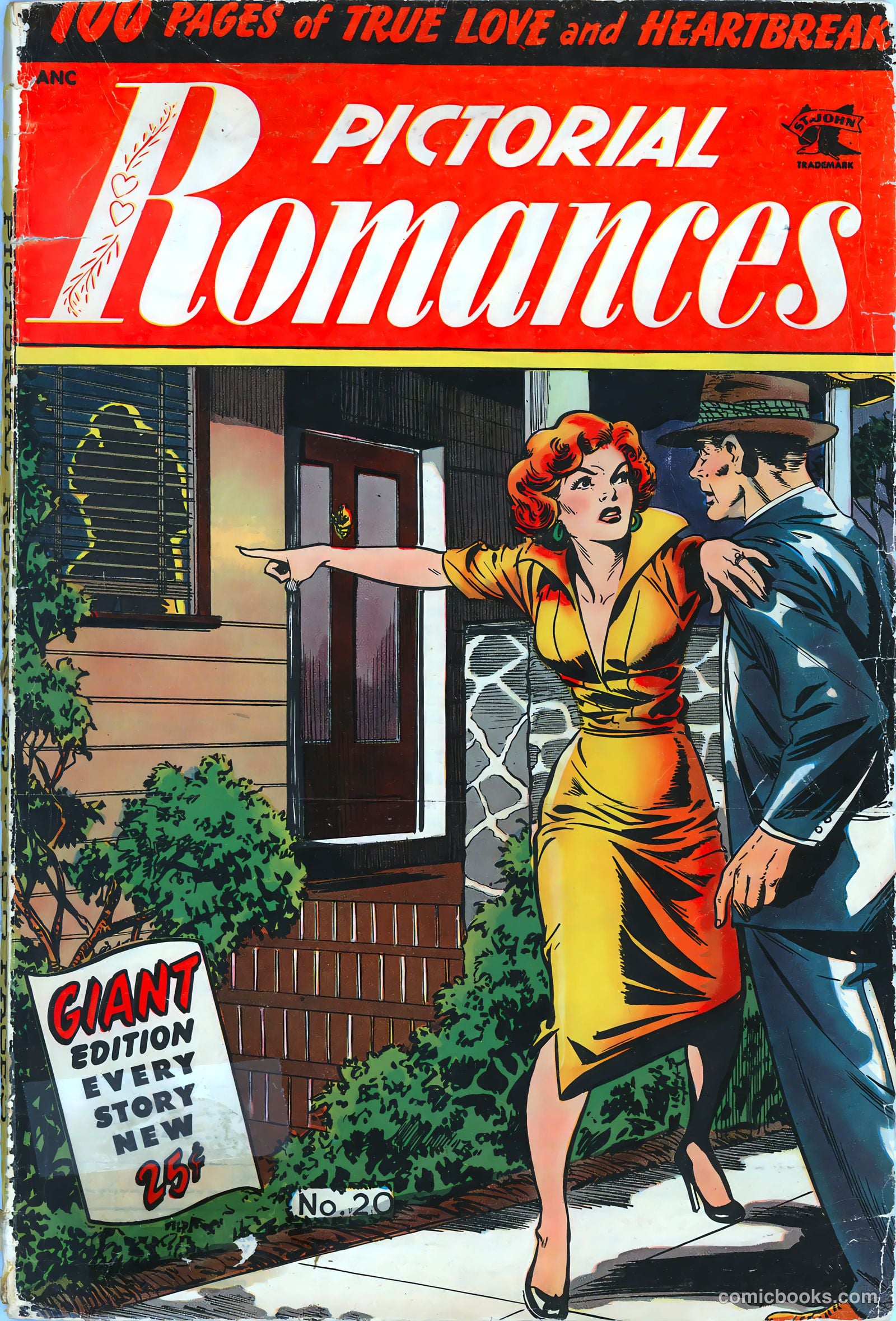 Pictorial Romances #20 cover