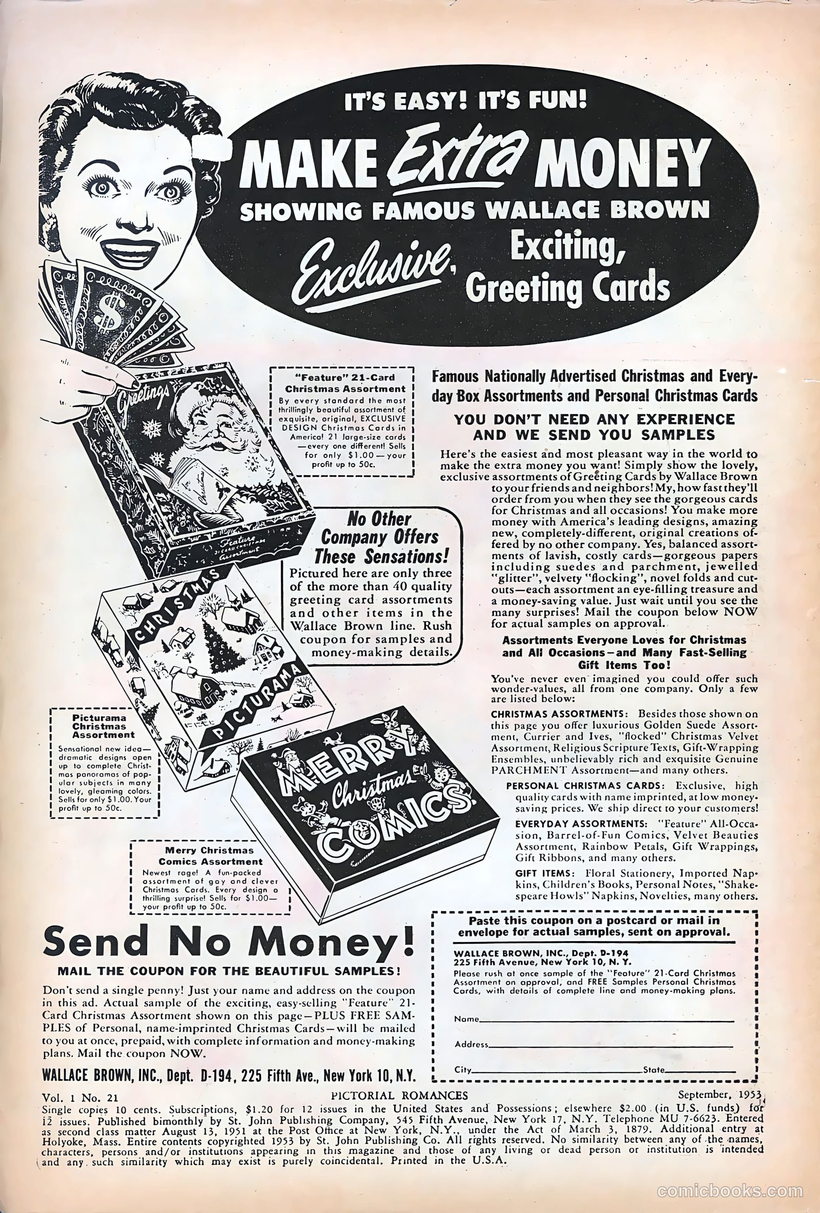 Pictorial Romances #21 (1953) — page 2 of 36