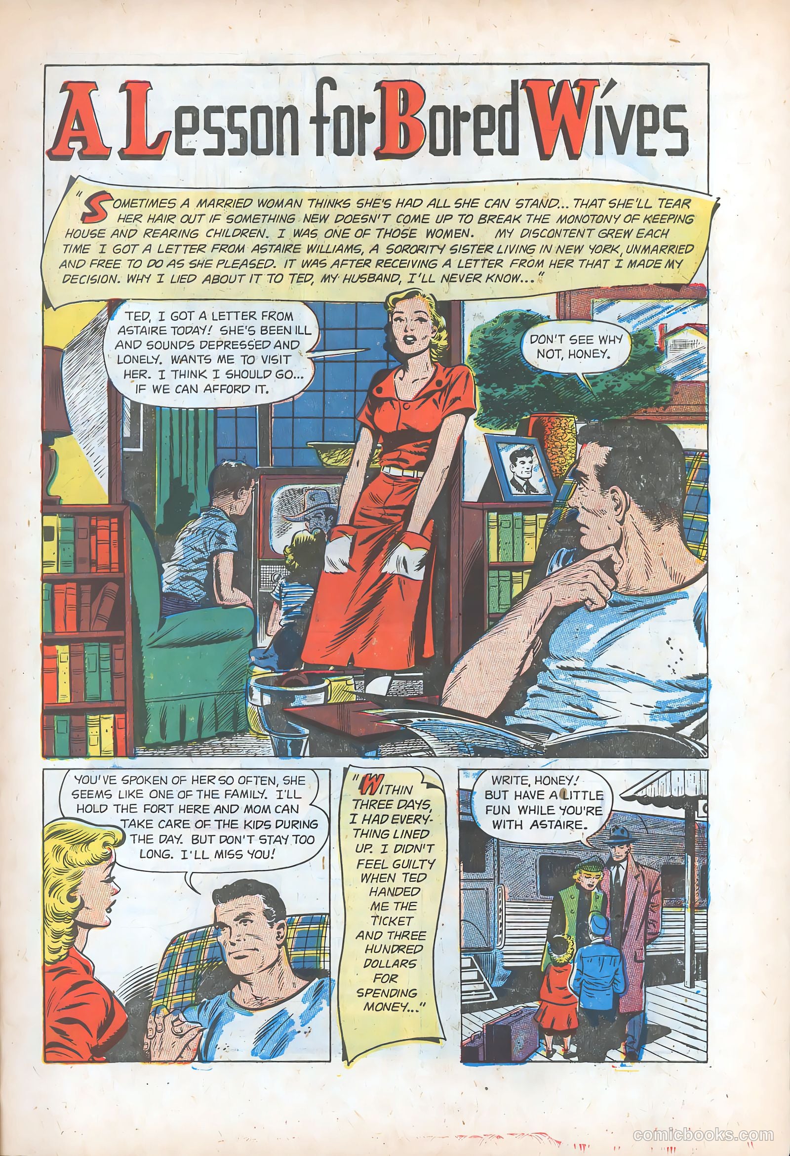 Pictorial Romances #21 (1953) — page 3 of 36