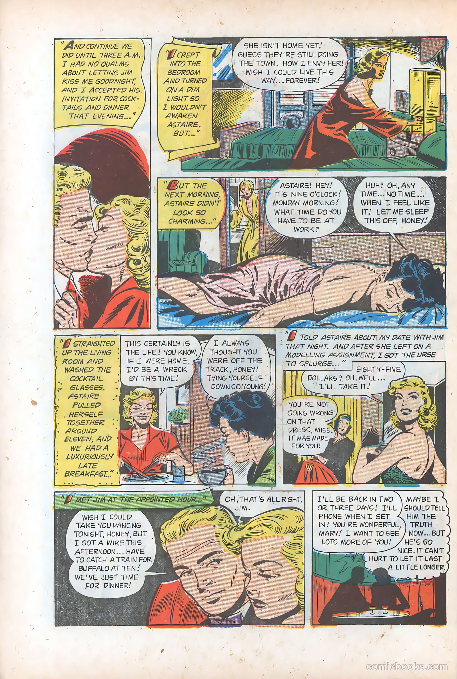 Pictorial Romances #21 (1953) — page 6 of 36