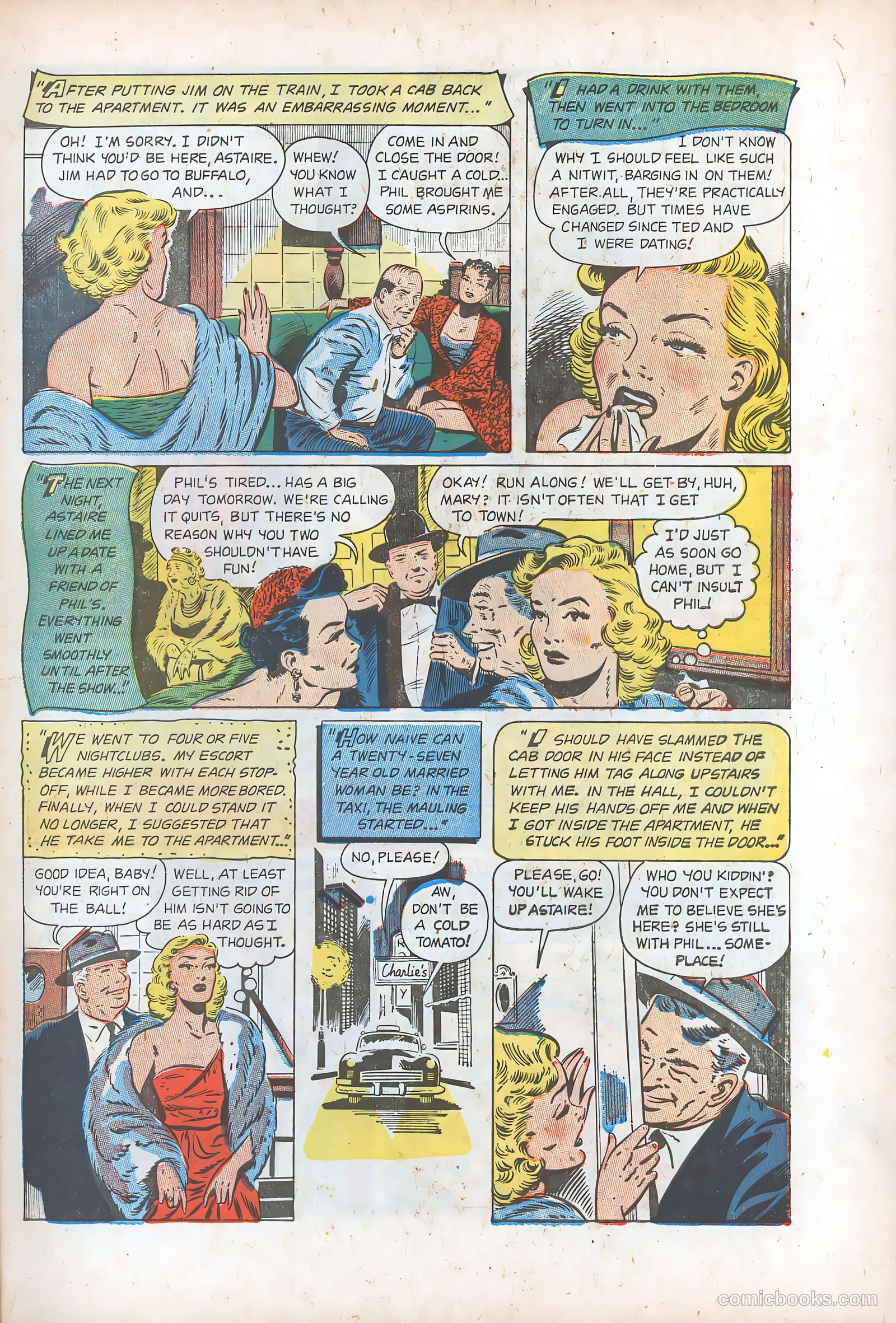 Pictorial Romances #21 (1953) — page 7 of 36