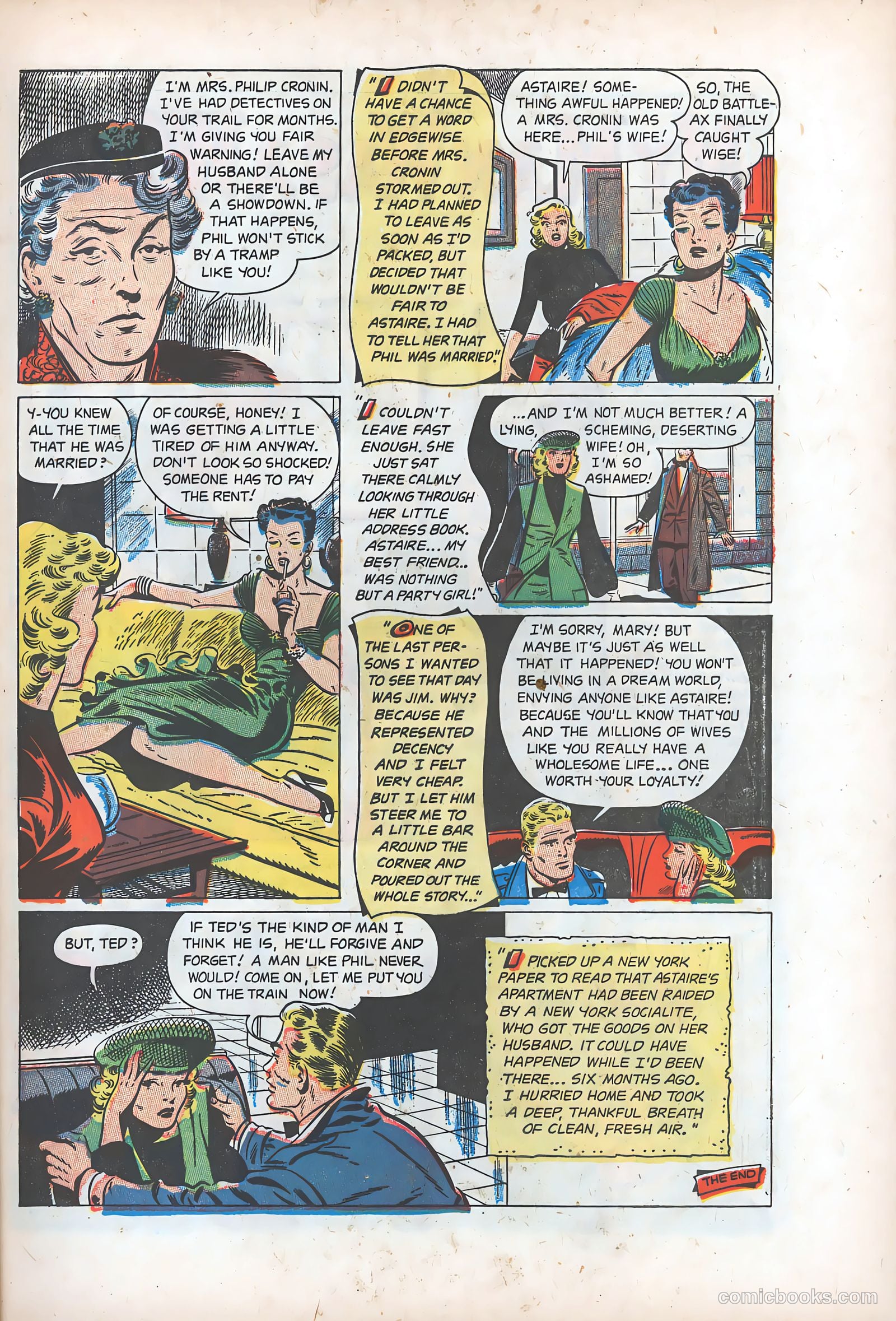 Pictorial Romances #21 (1953) — page 9 of 36