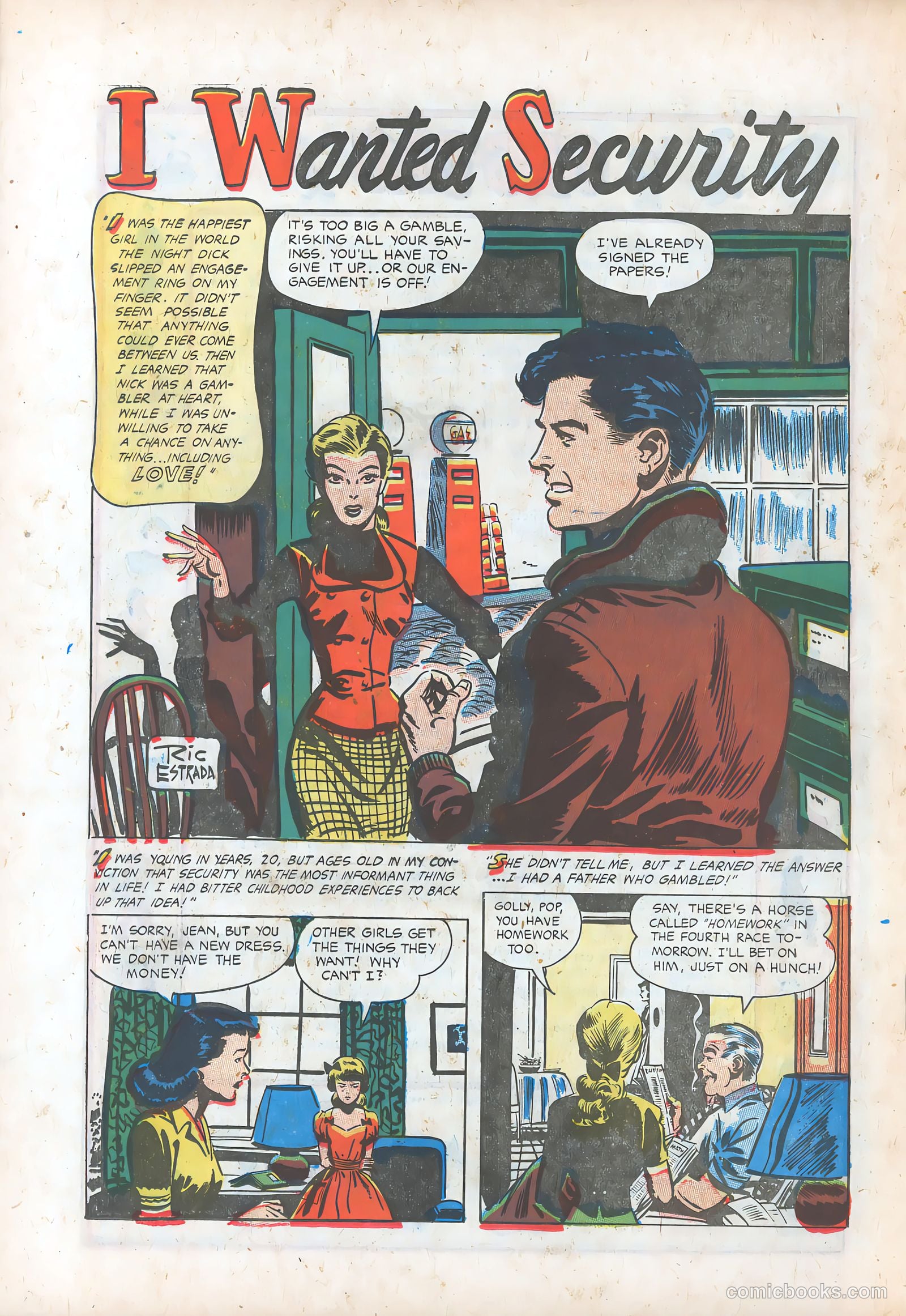 Pictorial Romances #21 (1953) — page 18 of 36