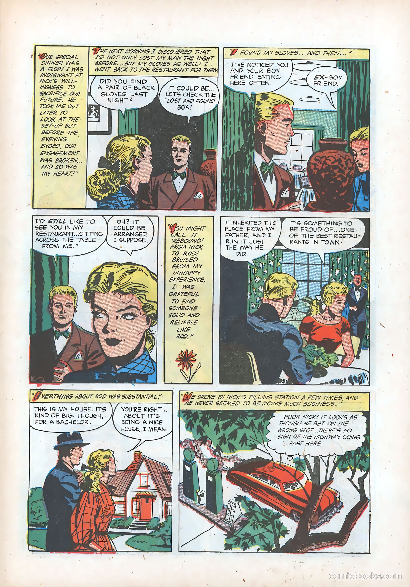 Pictorial Romances #21 (1953) — page 21 of 36