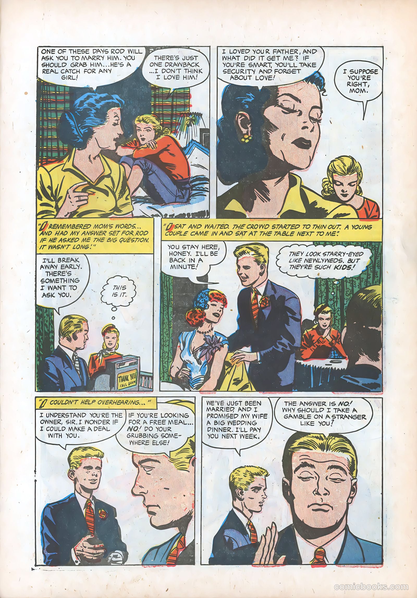Pictorial Romances #21 (1953) — page 22 of 36