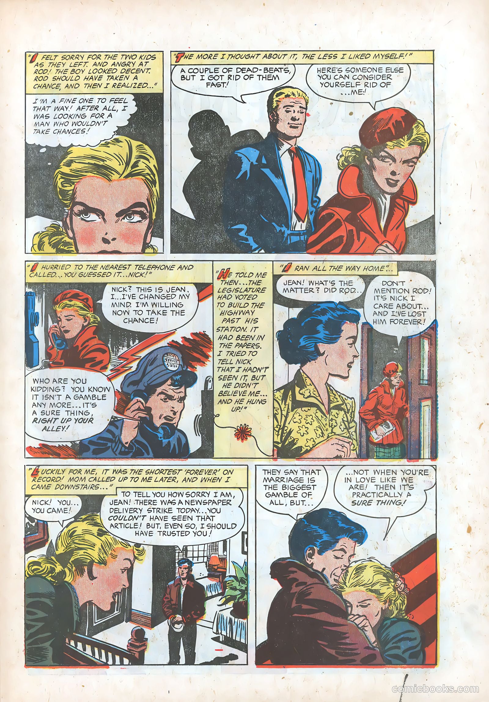Pictorial Romances #21 (1953) — page 23 of 36