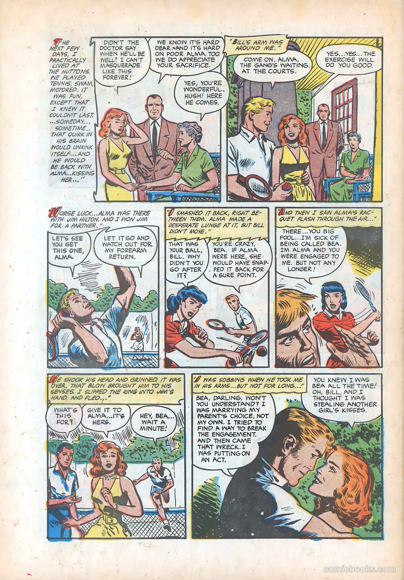 Pictorial Romances #21 (1953) — page 34 of 36