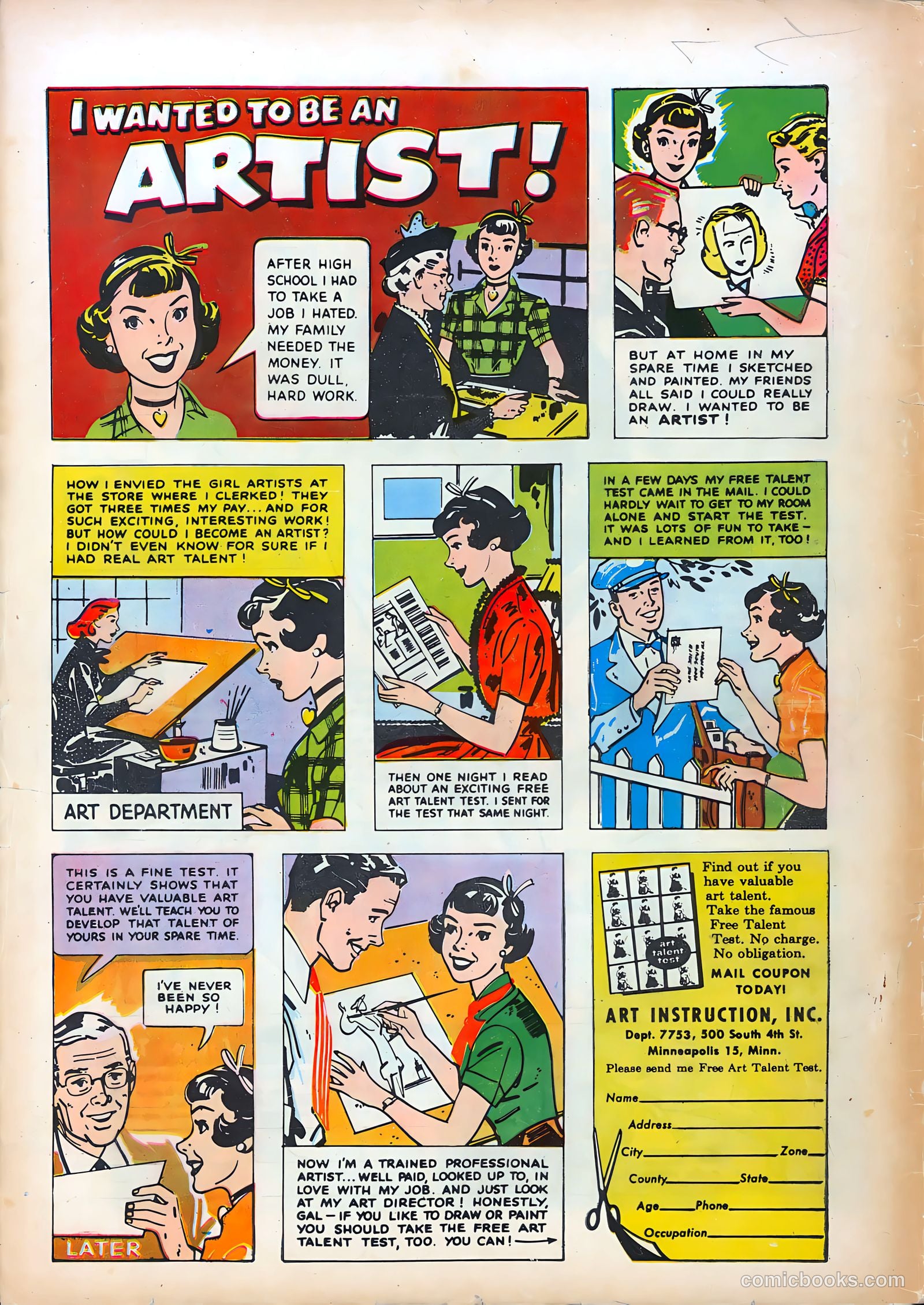 Pictorial Romances #21 (1953) — page 36 of 36