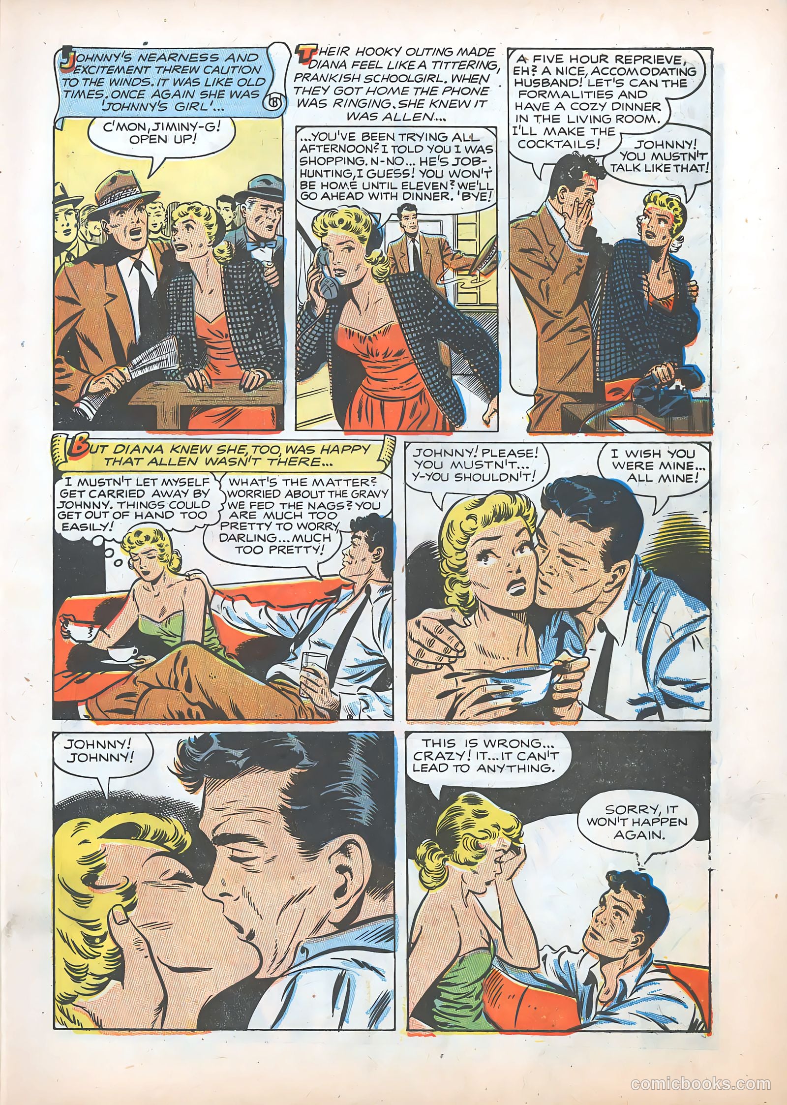 Pictorial Romances #22 (1953) — page 5 of 36