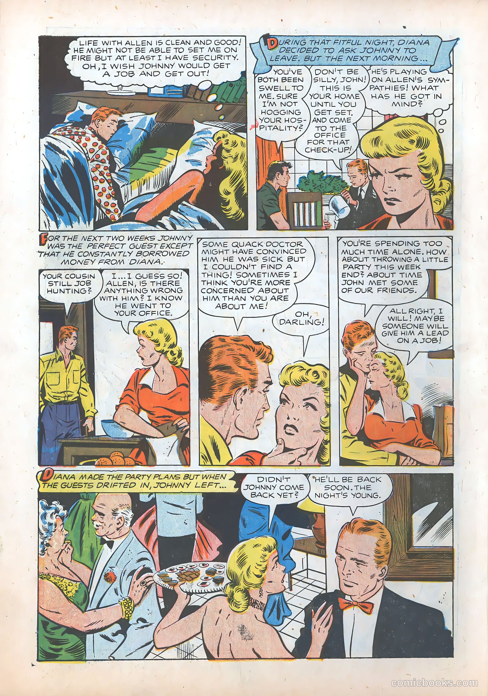 Pictorial Romances #22 (1953) — page 6 of 36