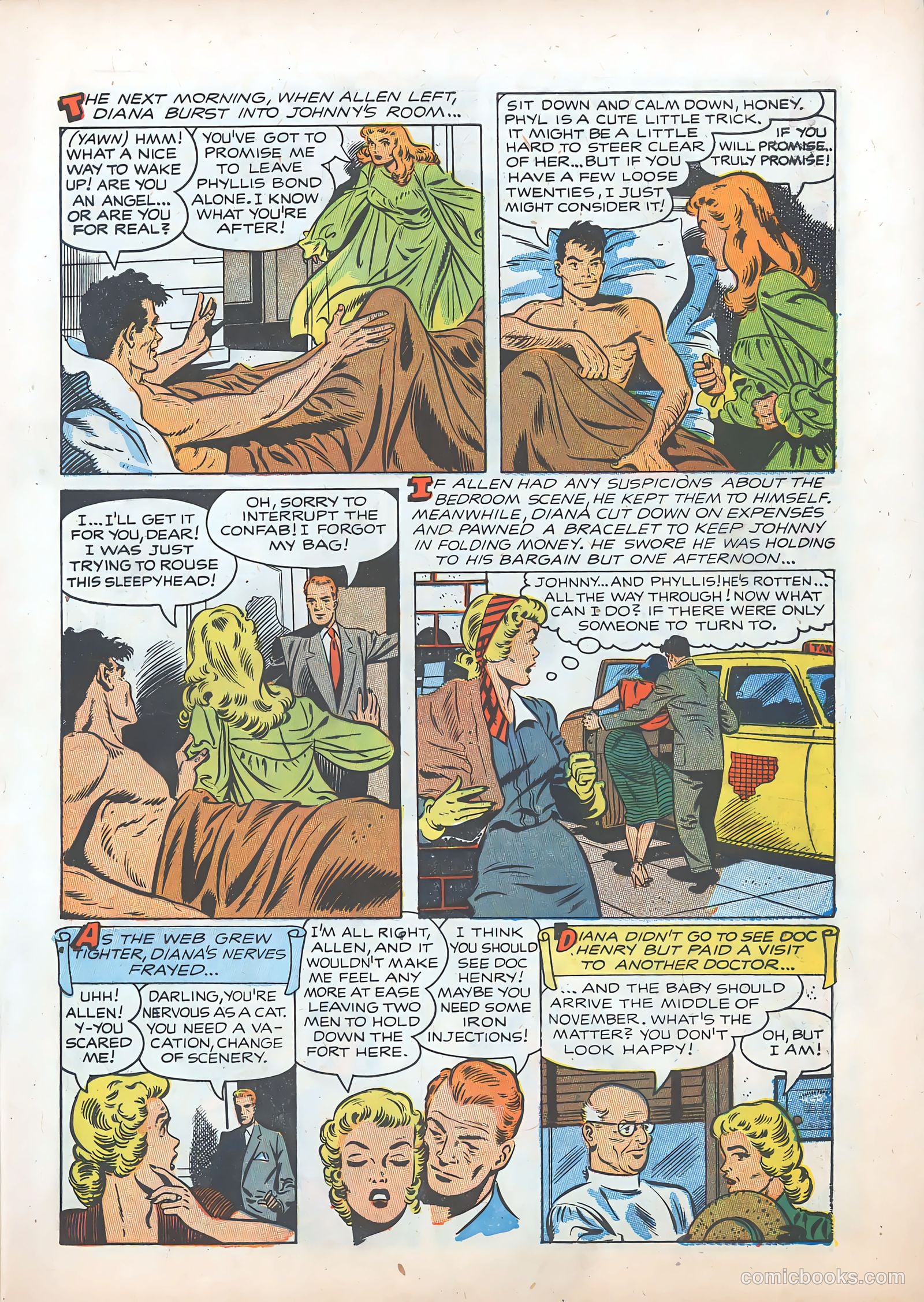 Pictorial Romances #22 (1953) — page 9 of 36