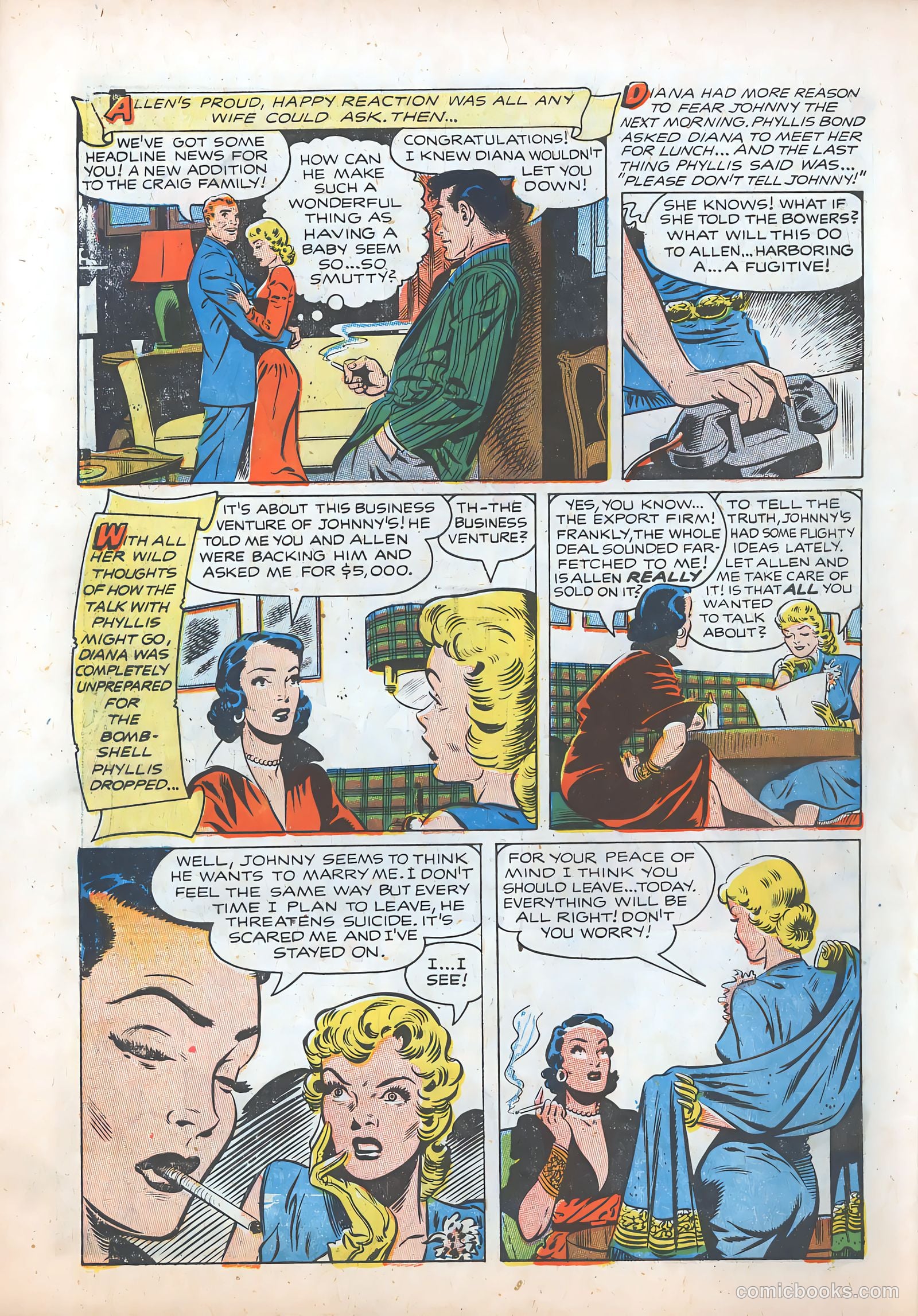 Pictorial Romances #22 (1953) — page 10 of 36