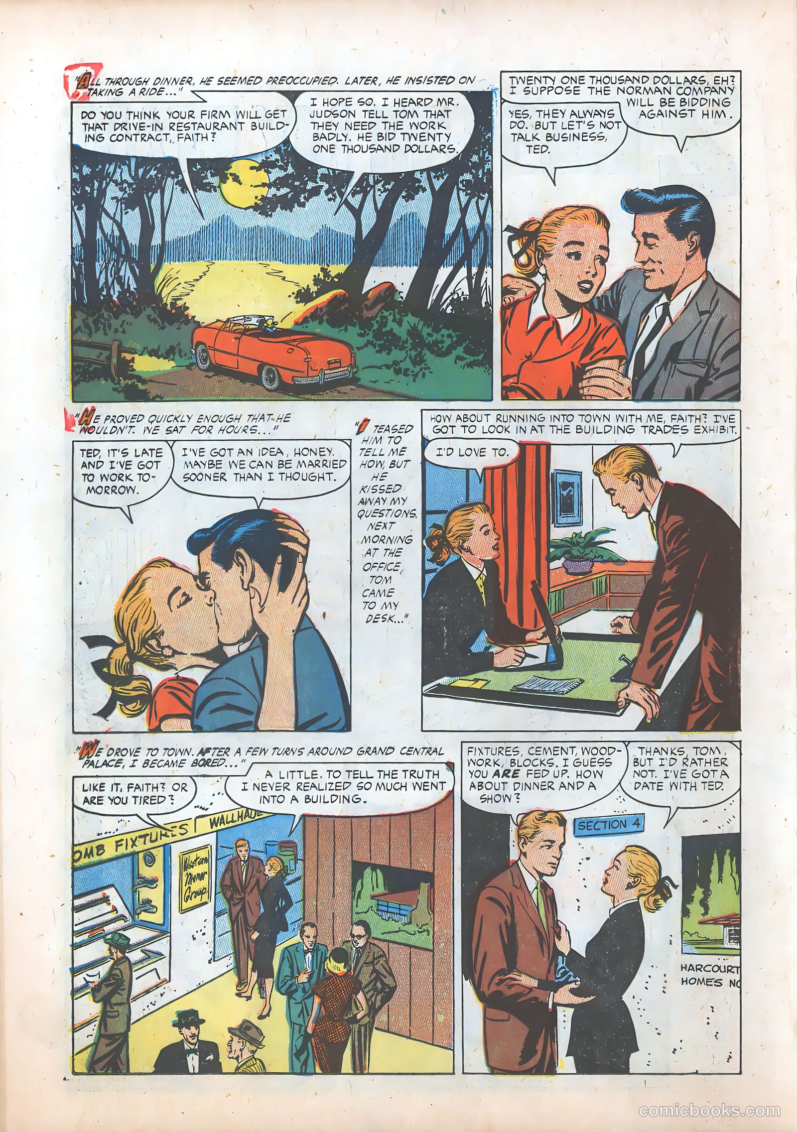 Pictorial Romances #22 (1953) — page 14 of 36