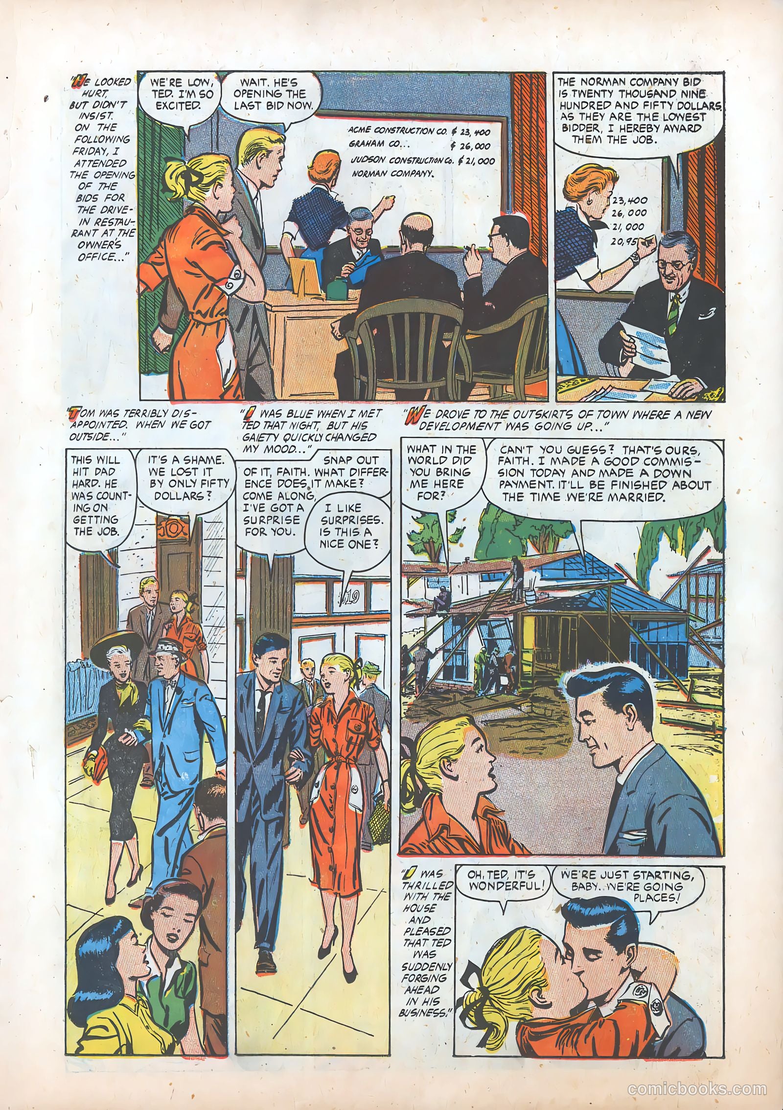 Pictorial Romances #22 (1953) — page 15 of 36