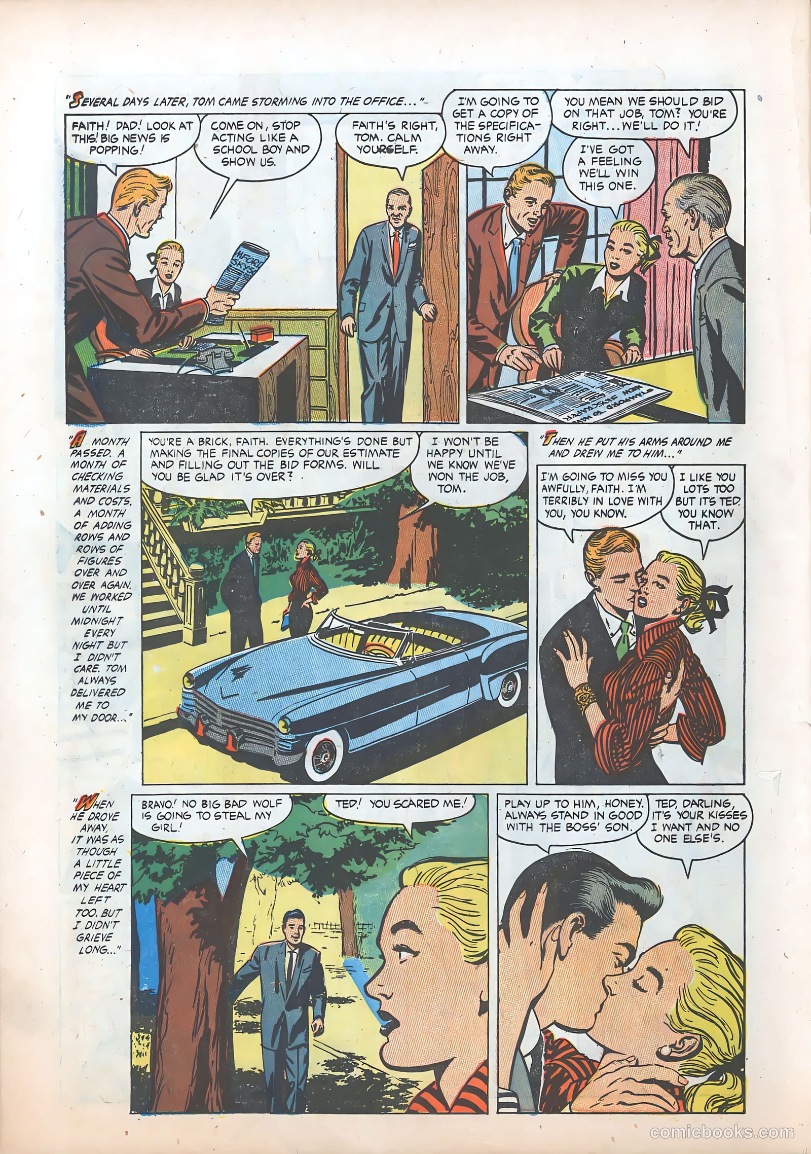 Pictorial Romances #22 (1953) — page 16 of 36