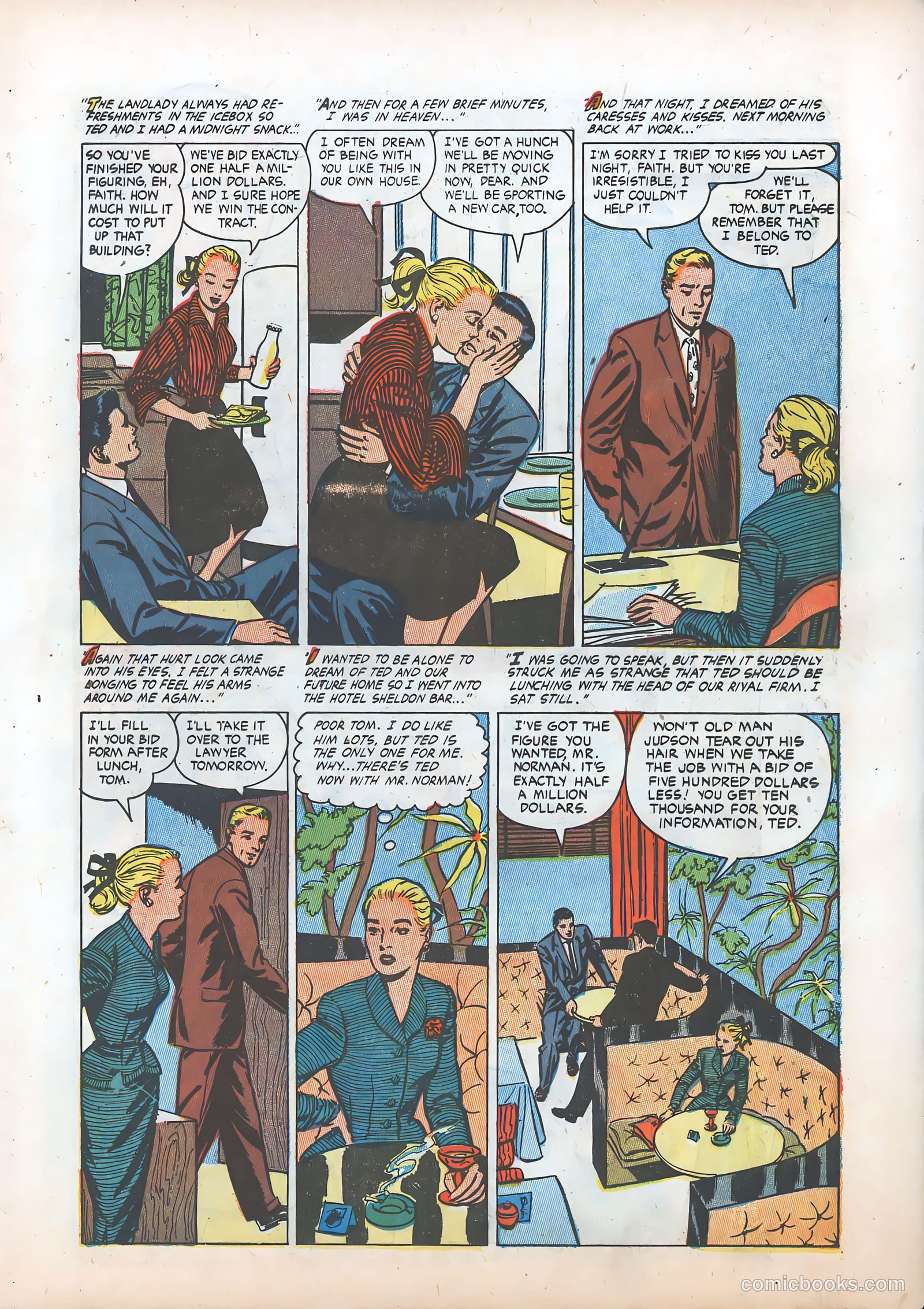 Pictorial Romances #22 (1953) — page 17 of 36