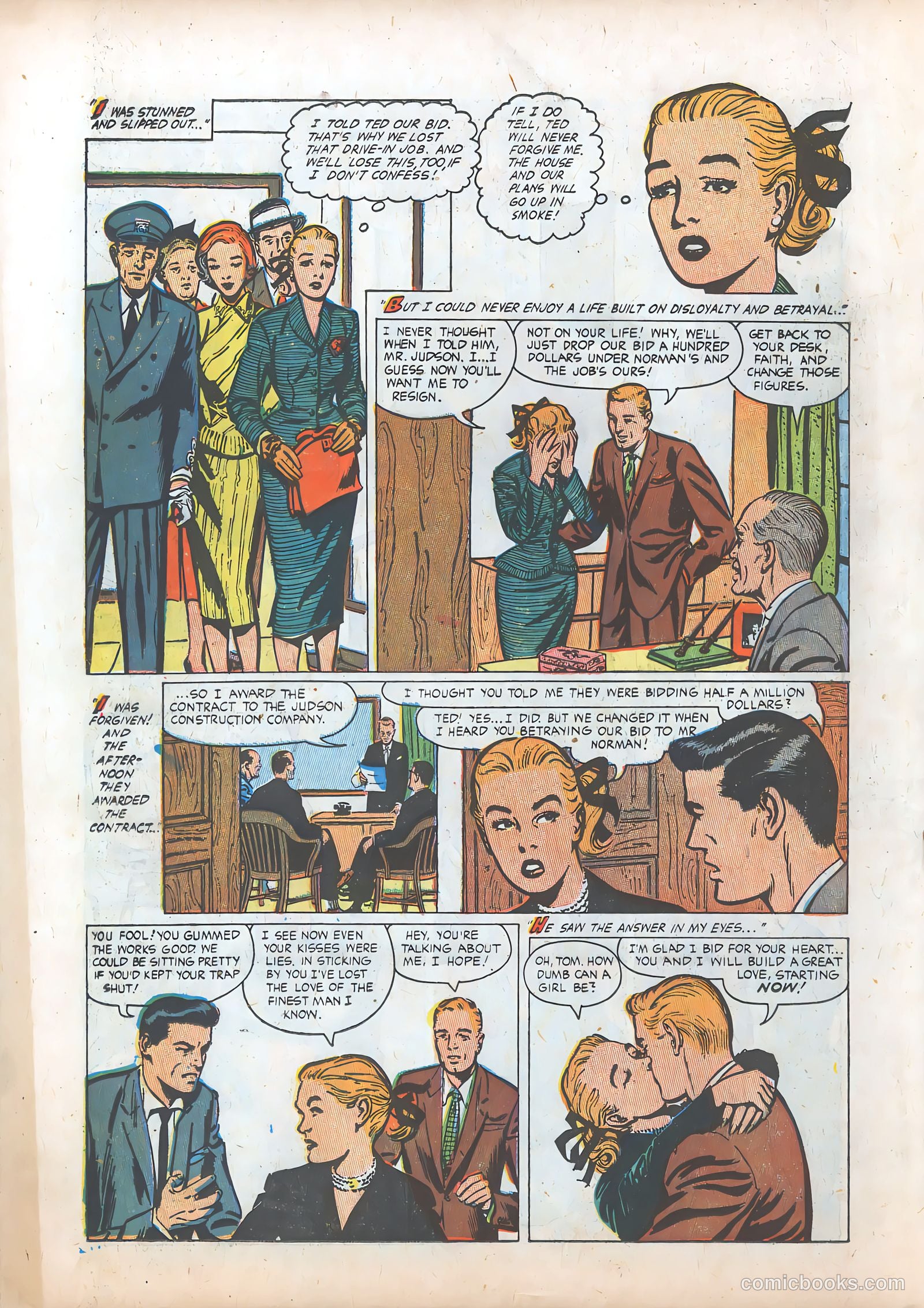 Pictorial Romances #22 (1953) — page 18 of 36