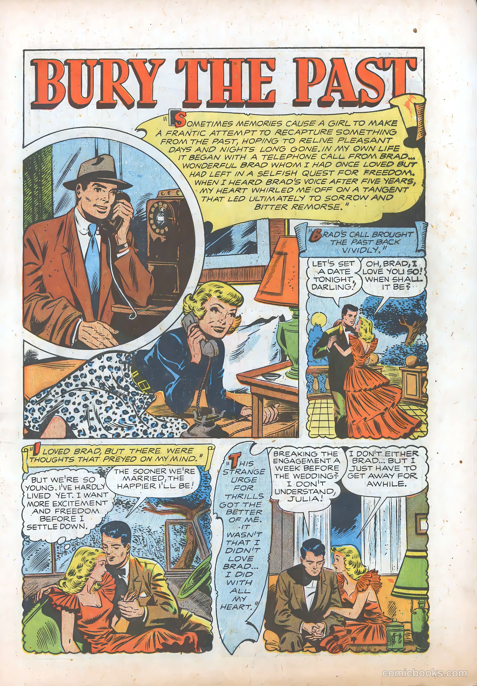 Pictorial Romances #22 (1953) — page 19 of 36