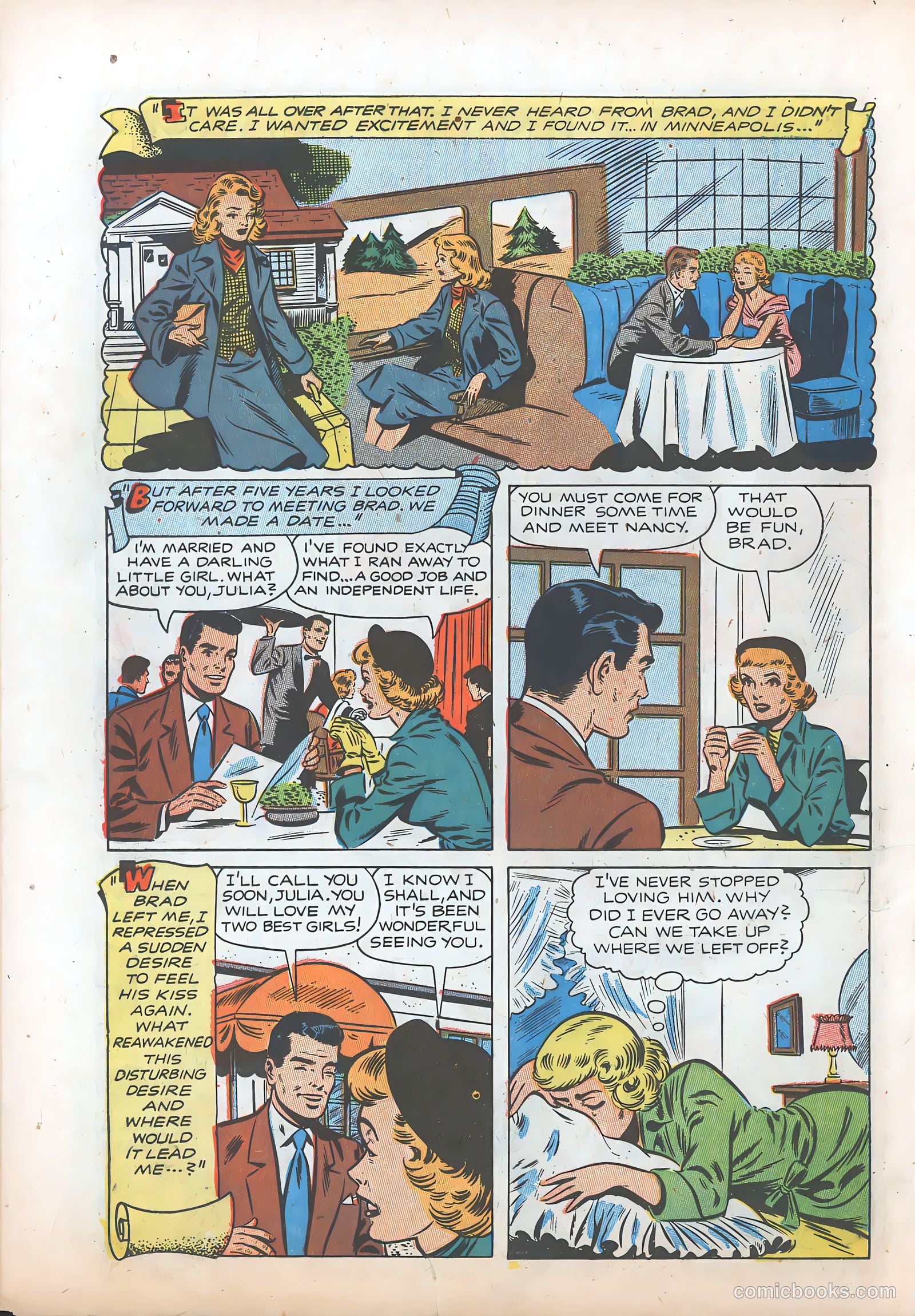 Pictorial Romances #22 (1953) — page 20 of 36