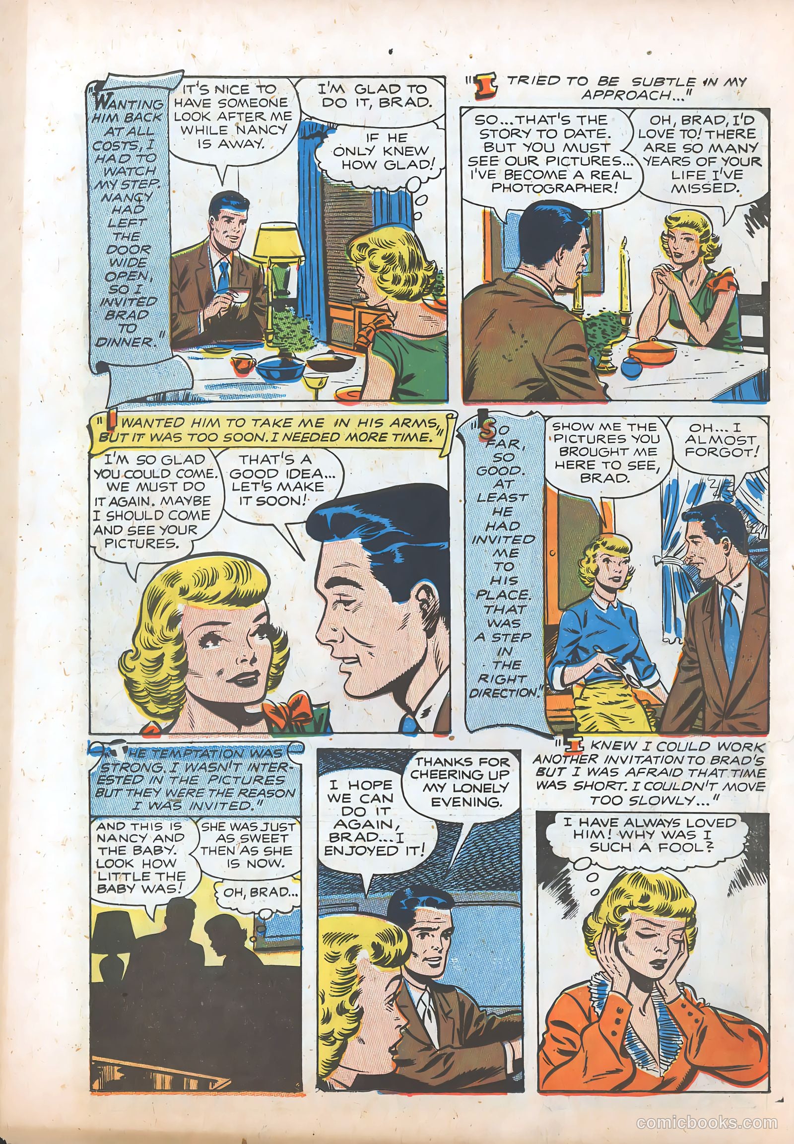 Pictorial Romances #22 (1953) — page 22 of 36