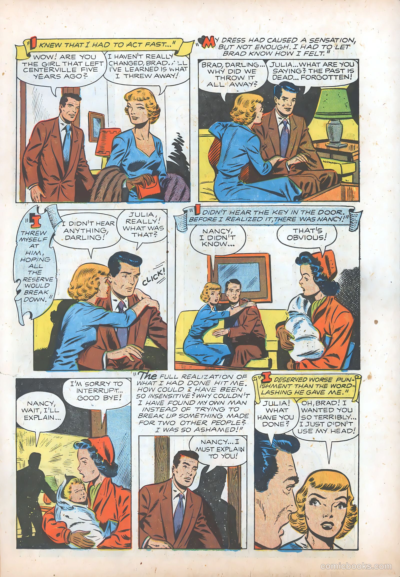 Pictorial Romances #22 (1953) — page 23 of 36