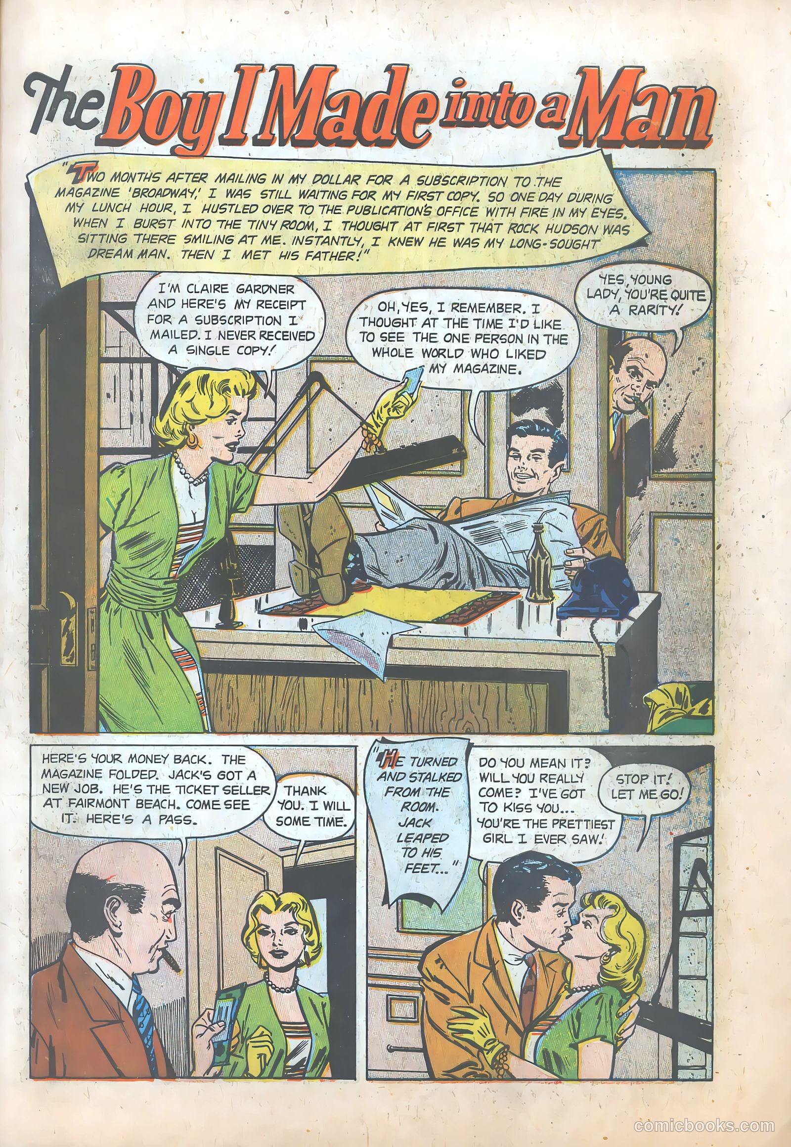Pictorial Romances #22 (1953) — page 27 of 36