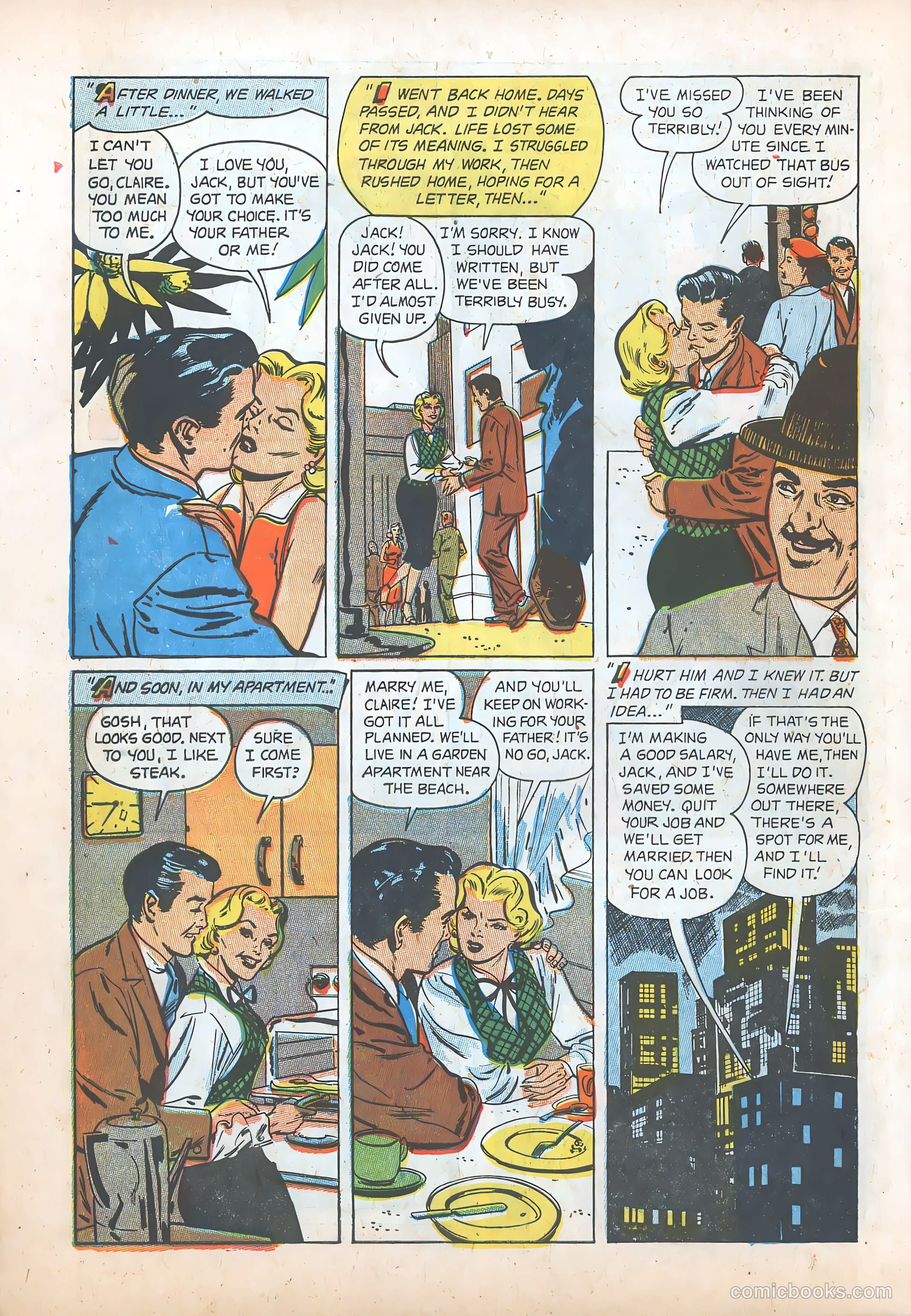 Pictorial Romances #22 (1953) — page 30 of 36