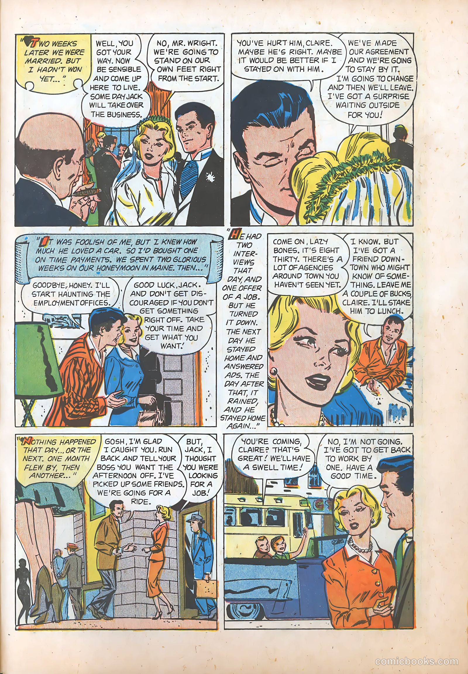 Pictorial Romances #22 (1953) — page 31 of 36