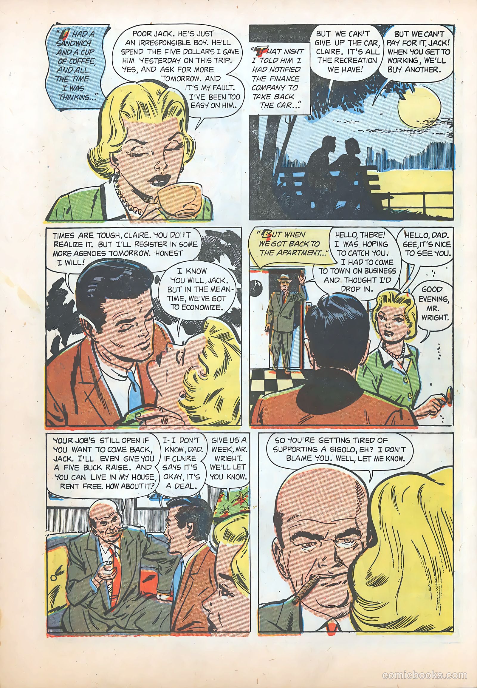 Pictorial Romances #22 (1953) — page 32 of 36