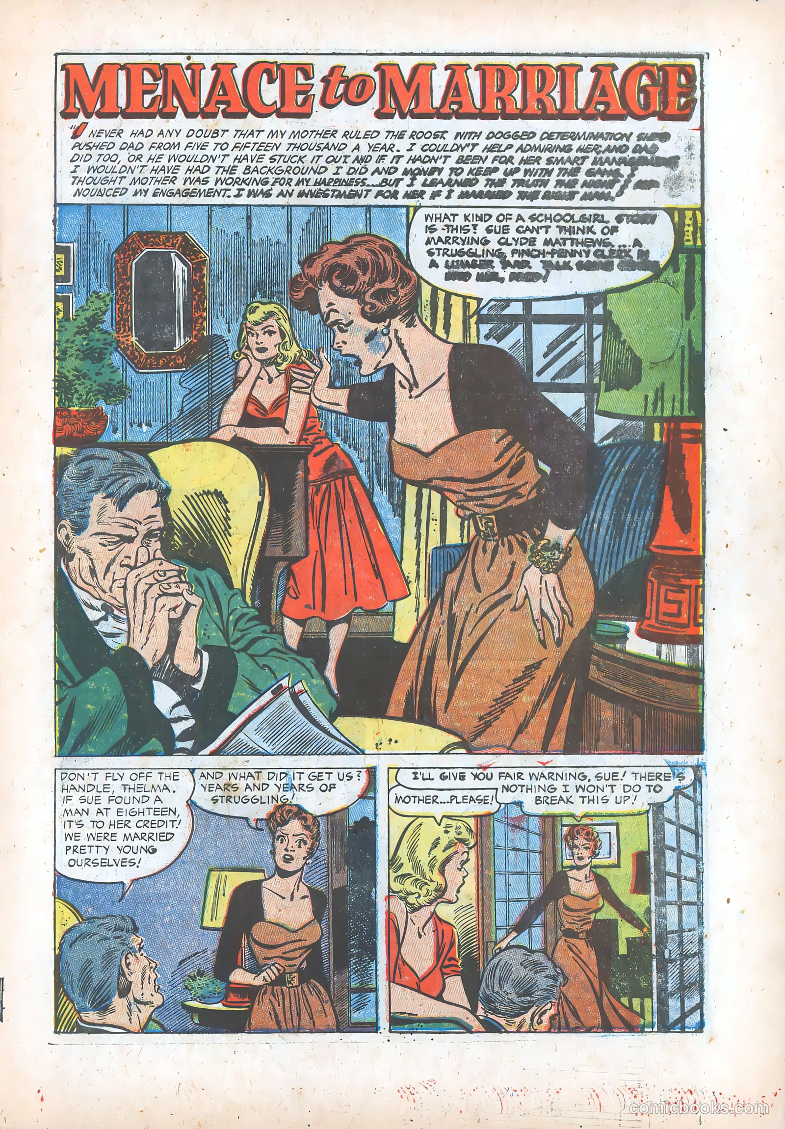 Pictorial Romances #23 (1954) — page 3 of 36