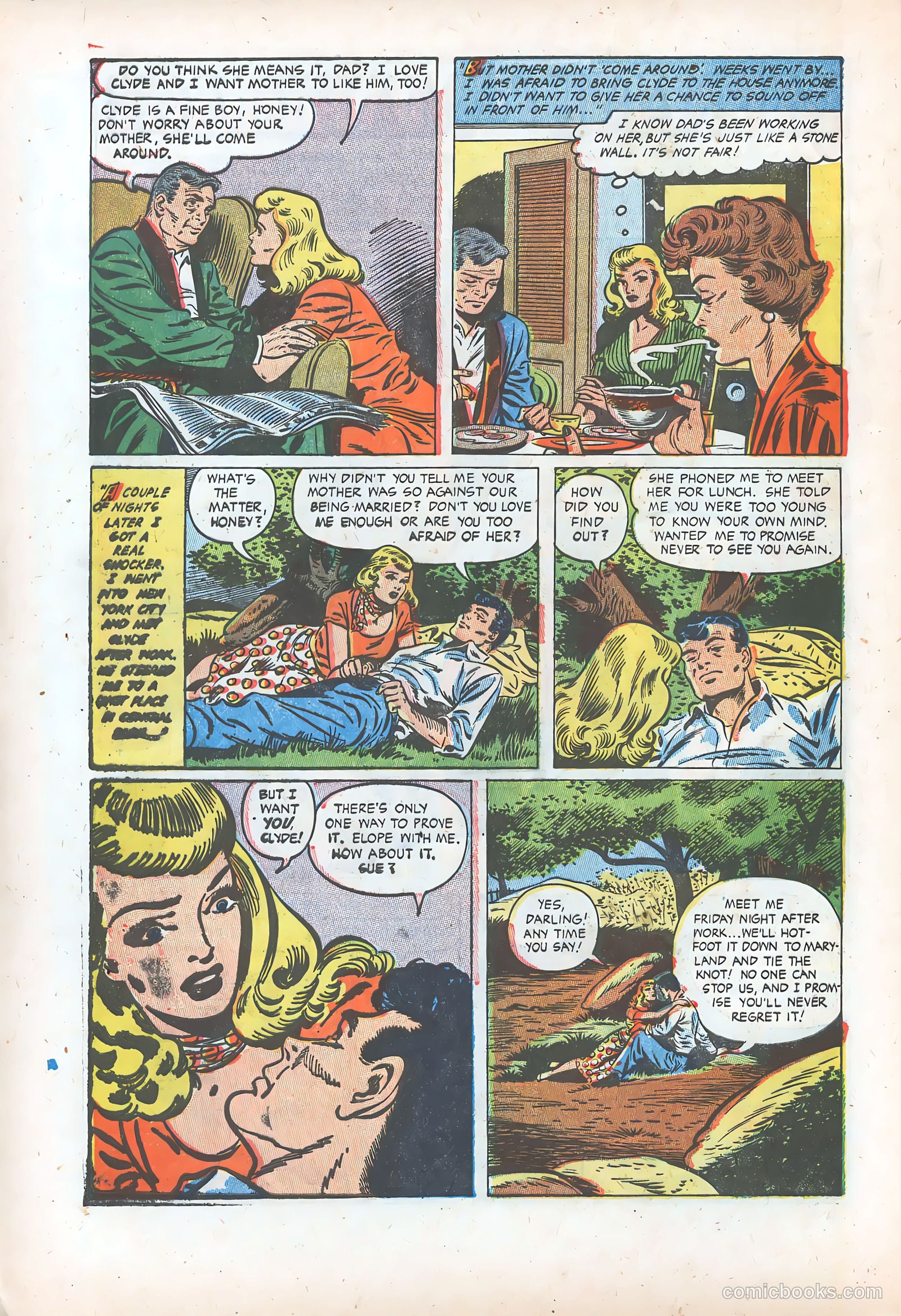 Pictorial Romances #23 (1954) — page 4 of 36