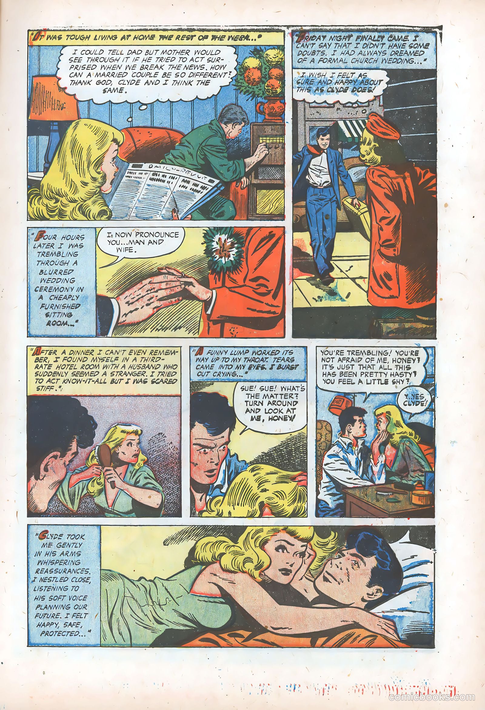 Pictorial Romances #23 (1954) — page 5 of 36