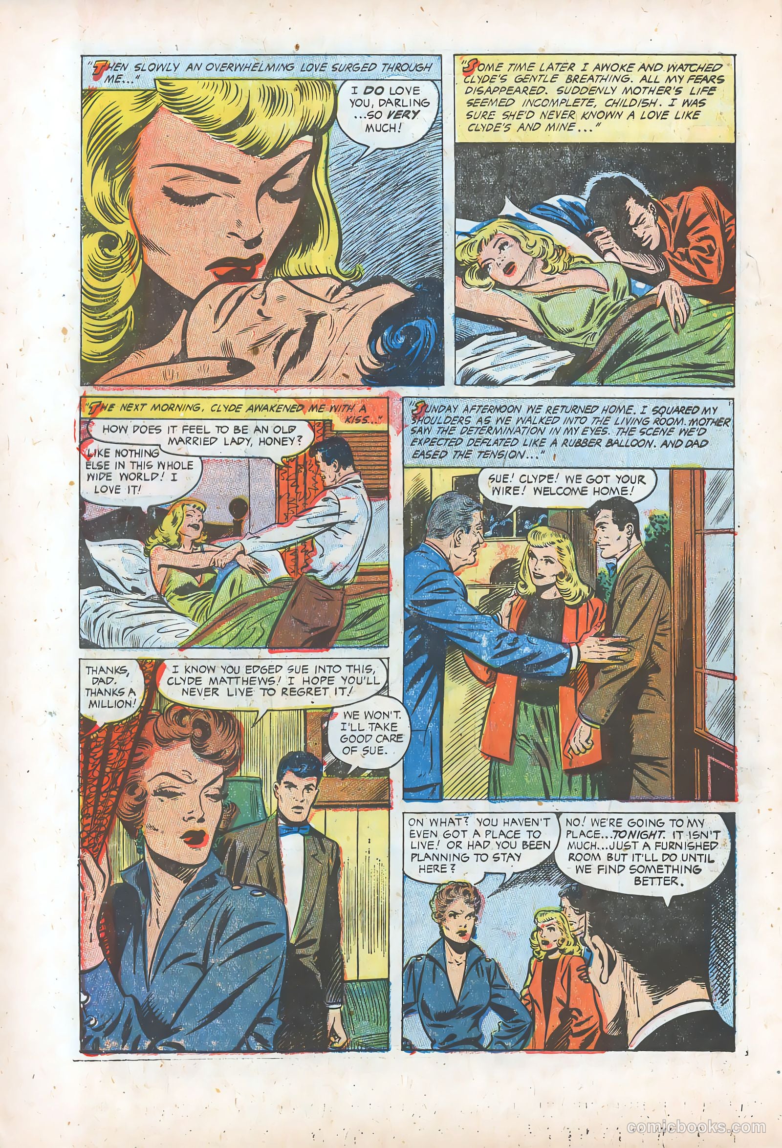 Pictorial Romances #23 (1954) — page 6 of 36
