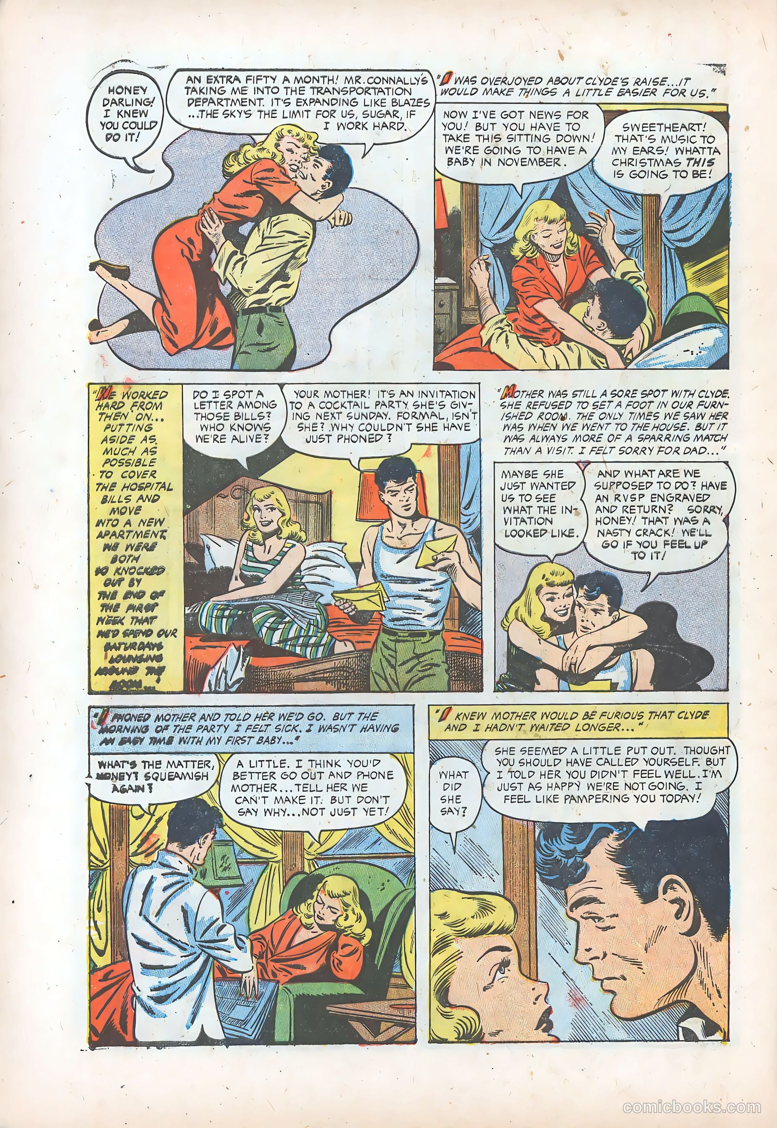Pictorial Romances #23 (1954) — page 8 of 36