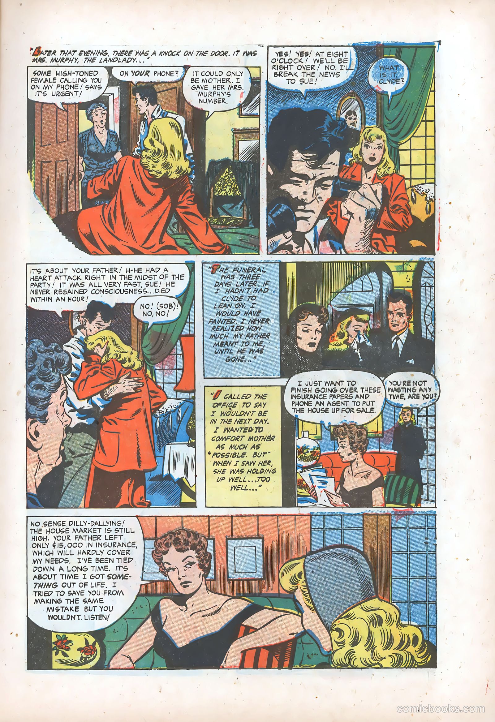 Pictorial Romances #23 (1954) — page 9 of 36