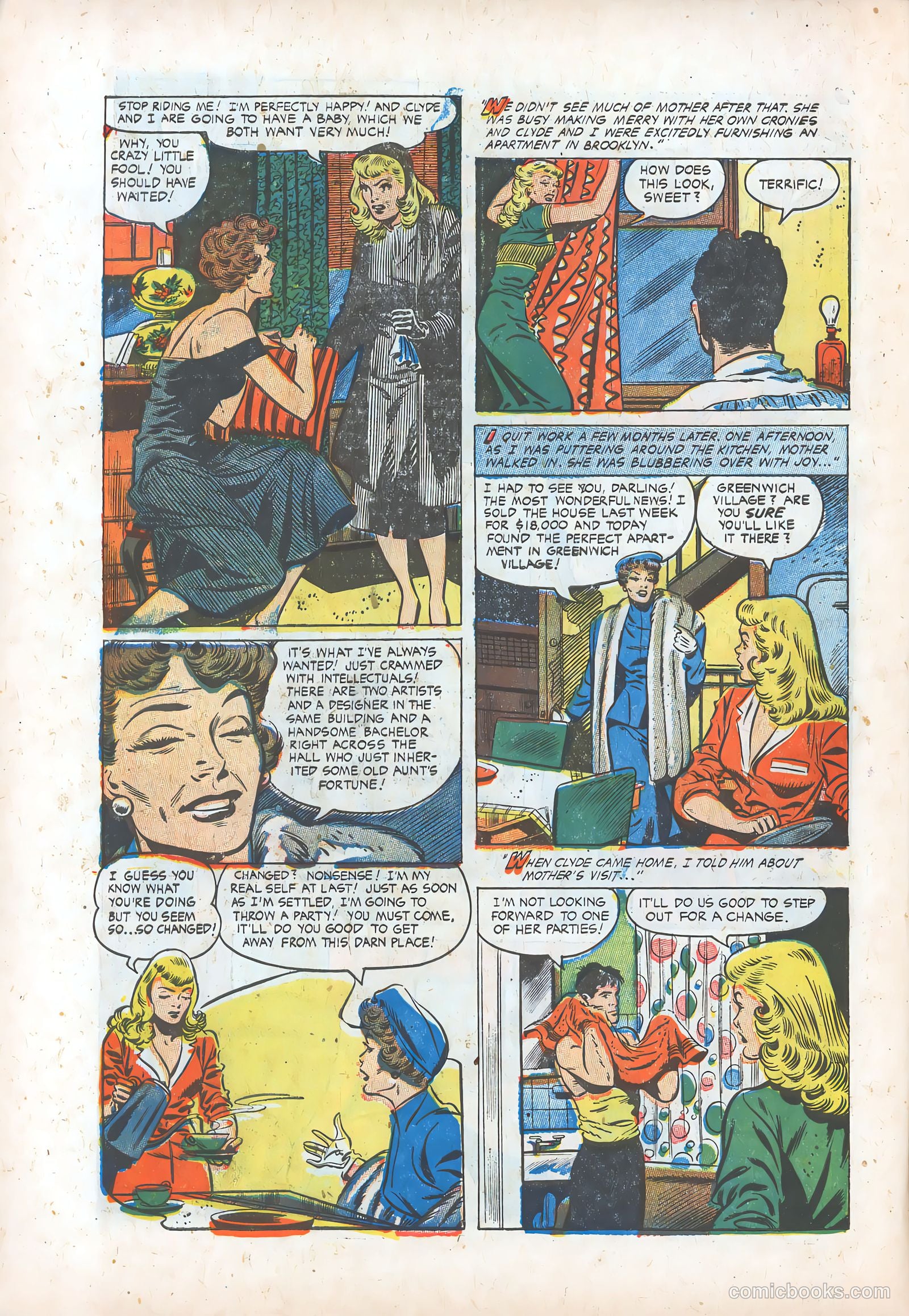 Pictorial Romances #23 (1954) — page 10 of 36