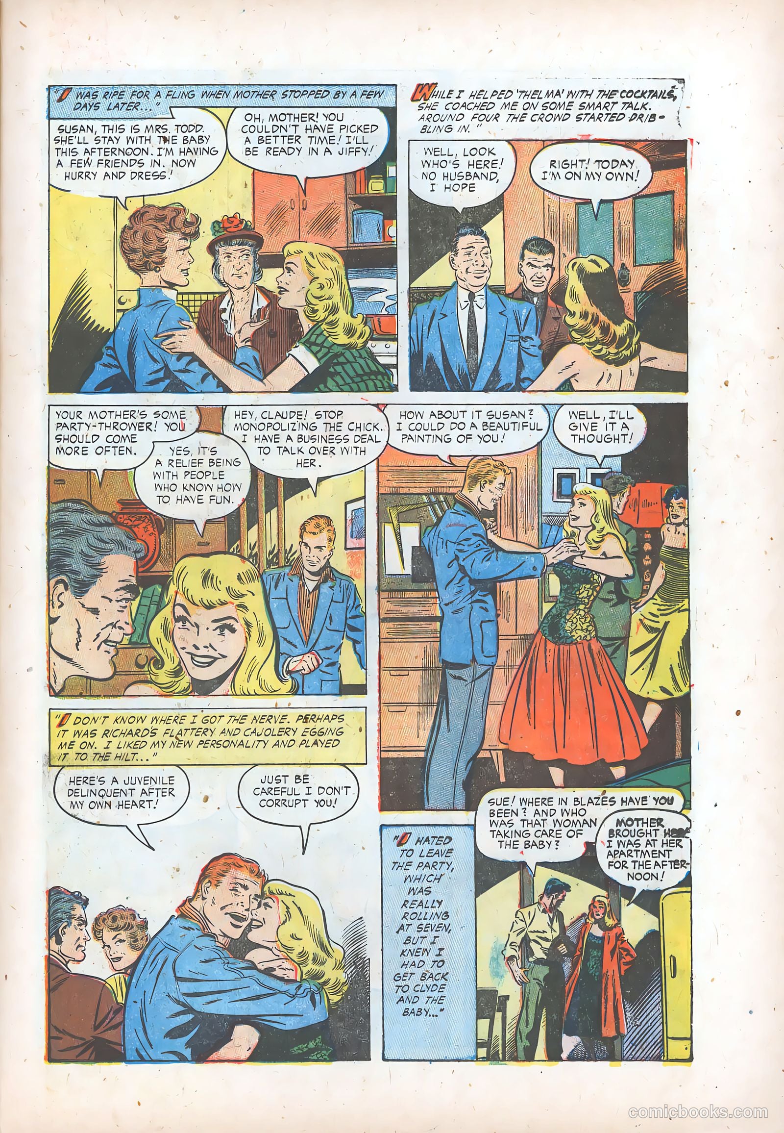 Pictorial Romances #23 (1954) — page 13 of 36