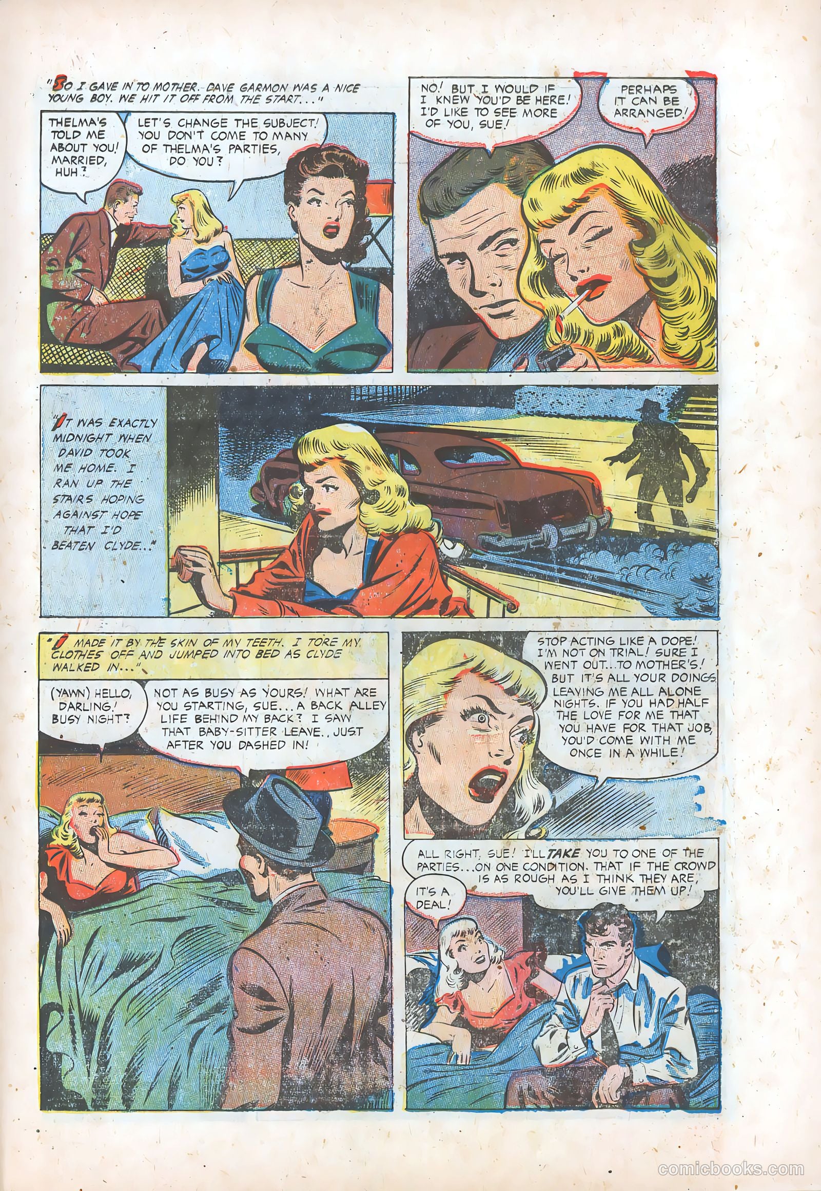 Pictorial Romances #23 (1954) — page 15 of 36