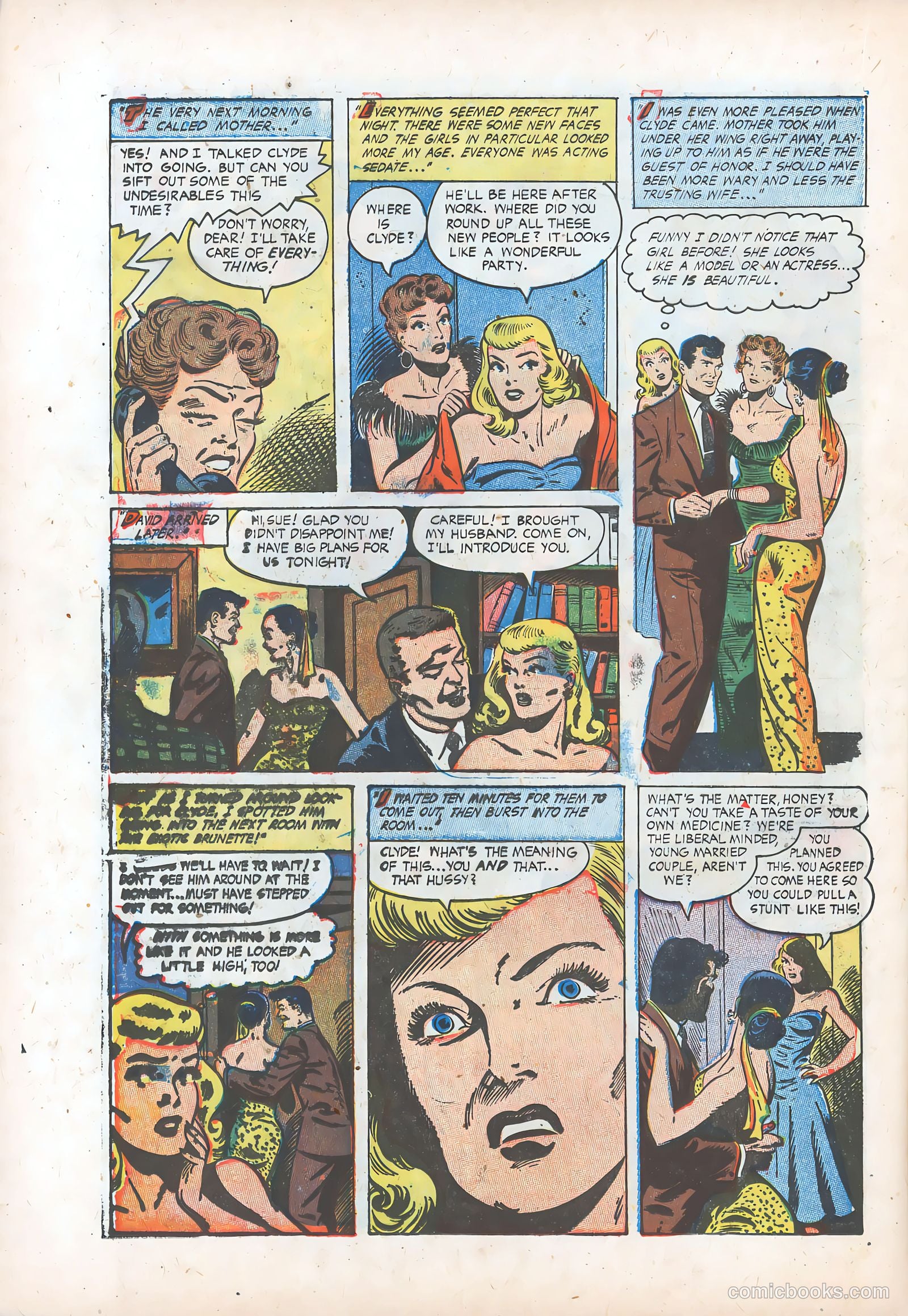 Pictorial Romances #23 (1954) — page 16 of 36
