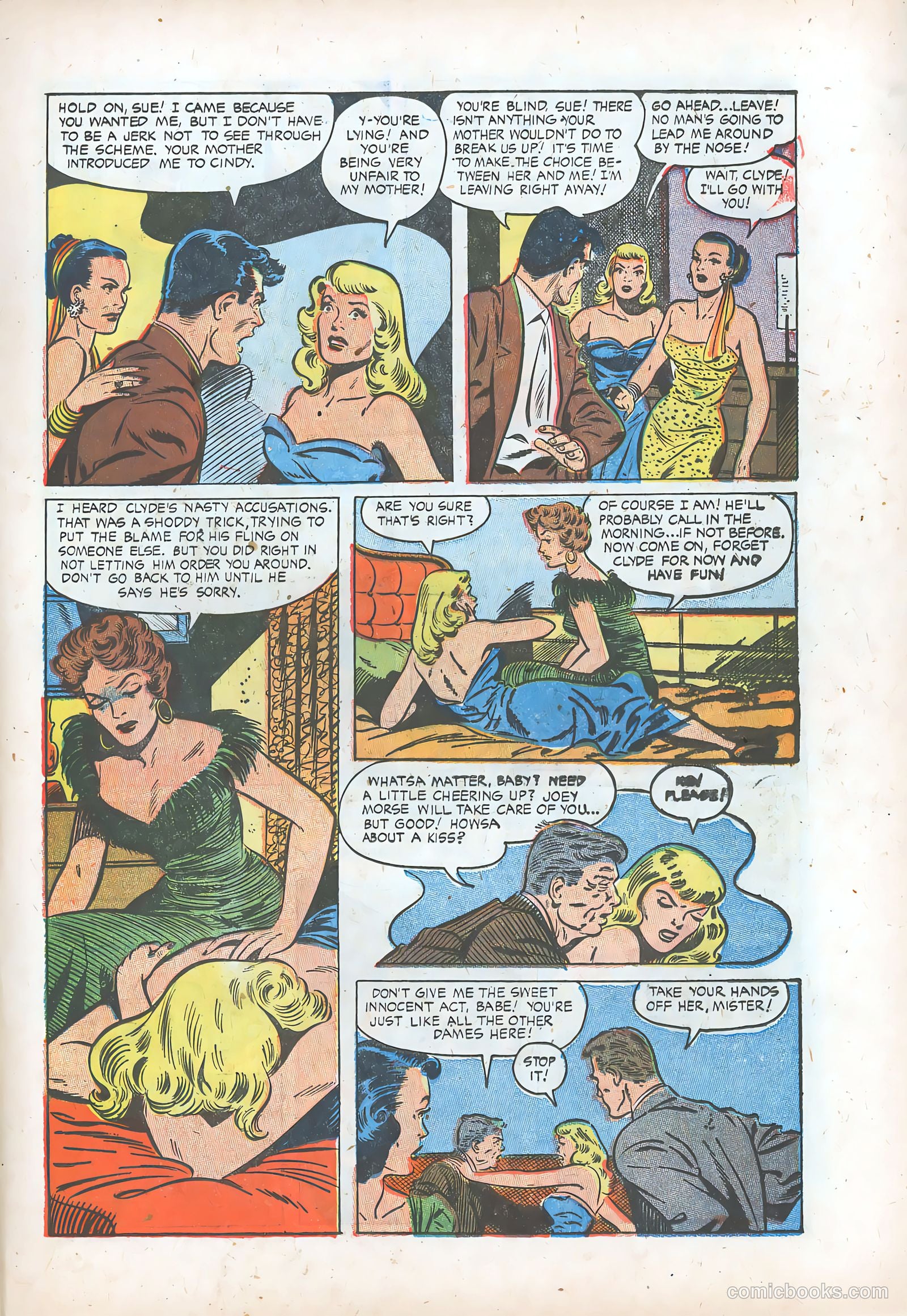 Pictorial Romances #23 (1954) — page 17 of 36