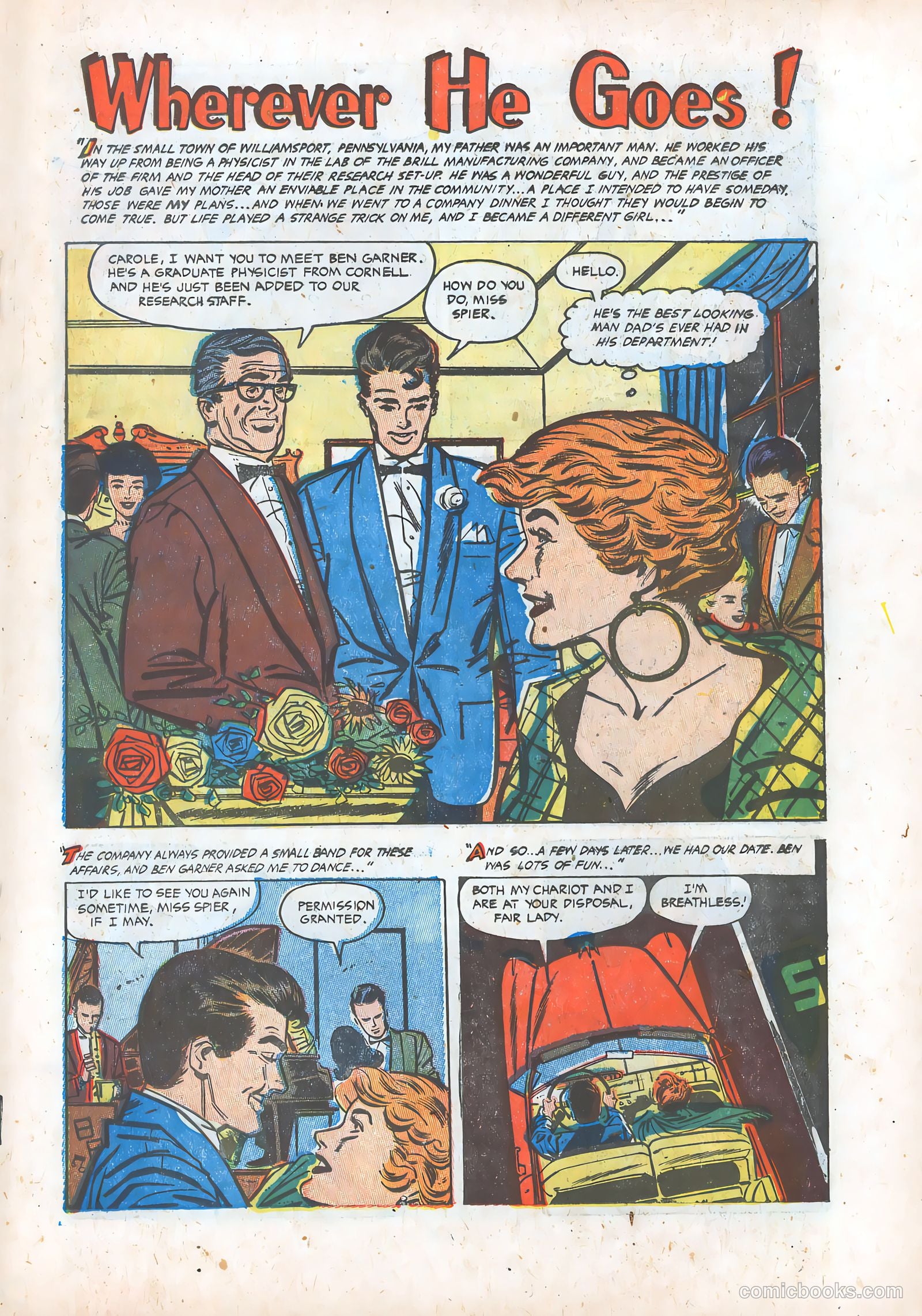 Pictorial Romances #23 (1954) — page 19 of 36