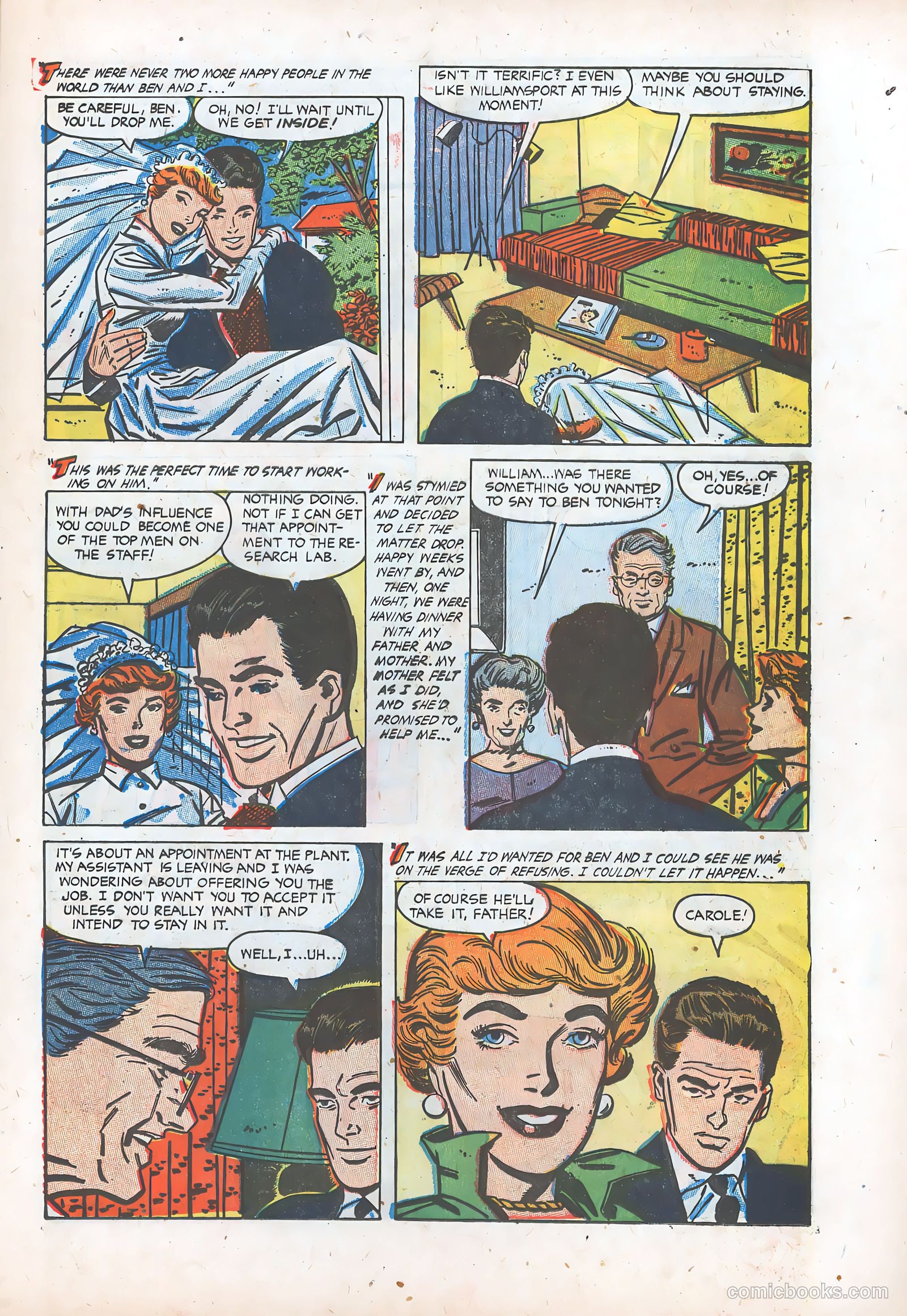 Pictorial Romances #23 (1954) — page 21 of 36