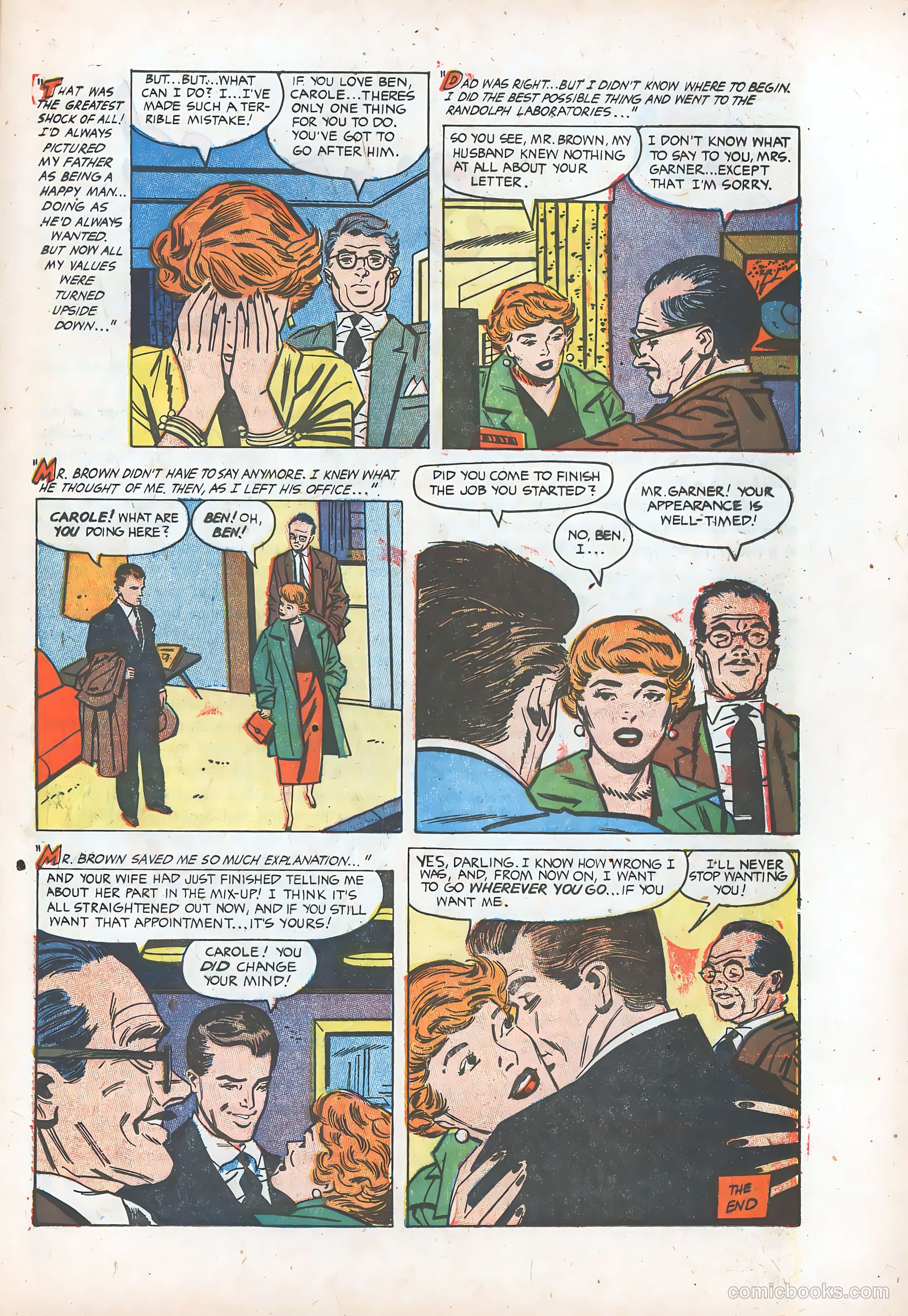 Pictorial Romances #23 (1954) — page 25 of 36