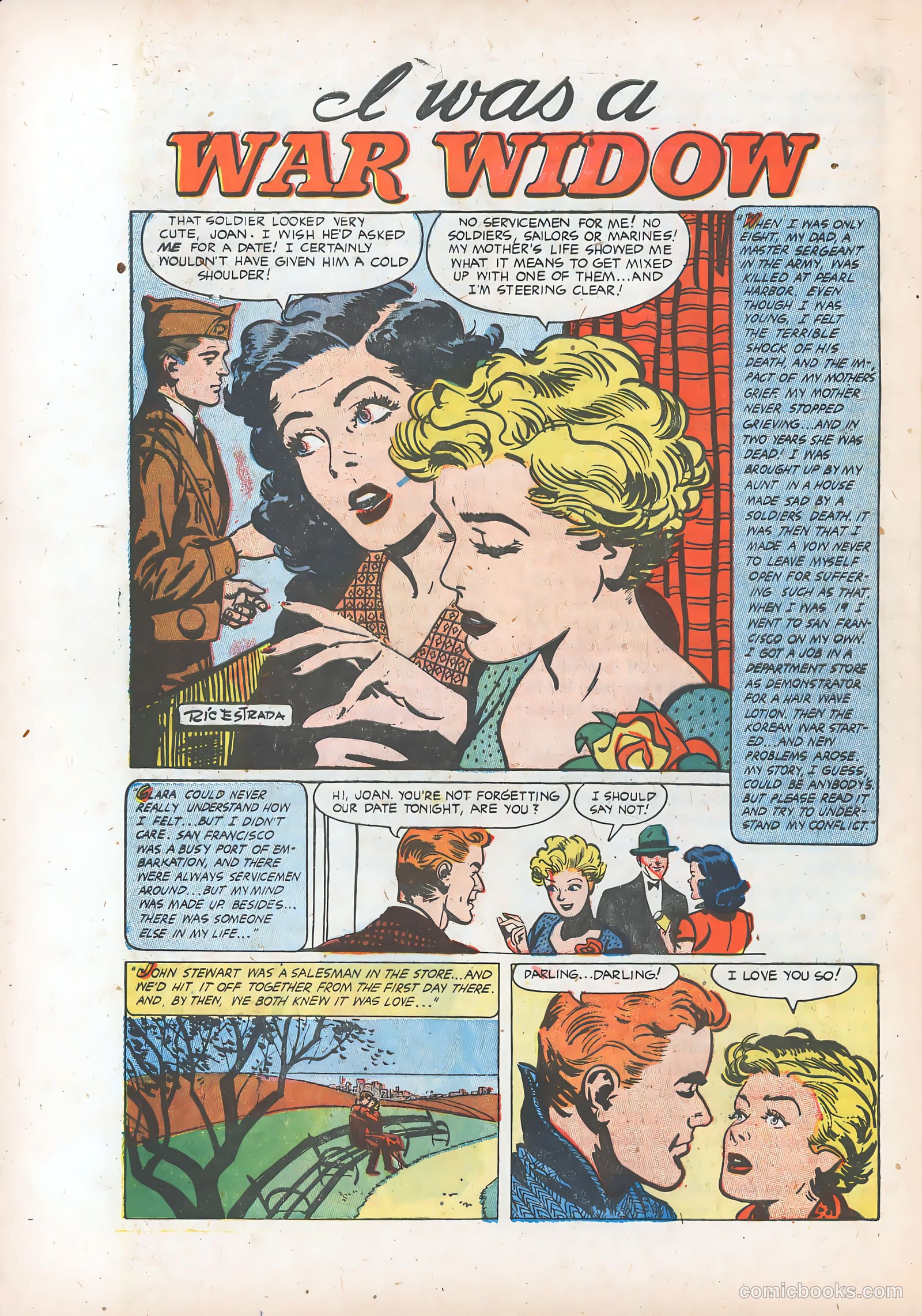 Pictorial Romances #23 (1954) — page 28 of 36