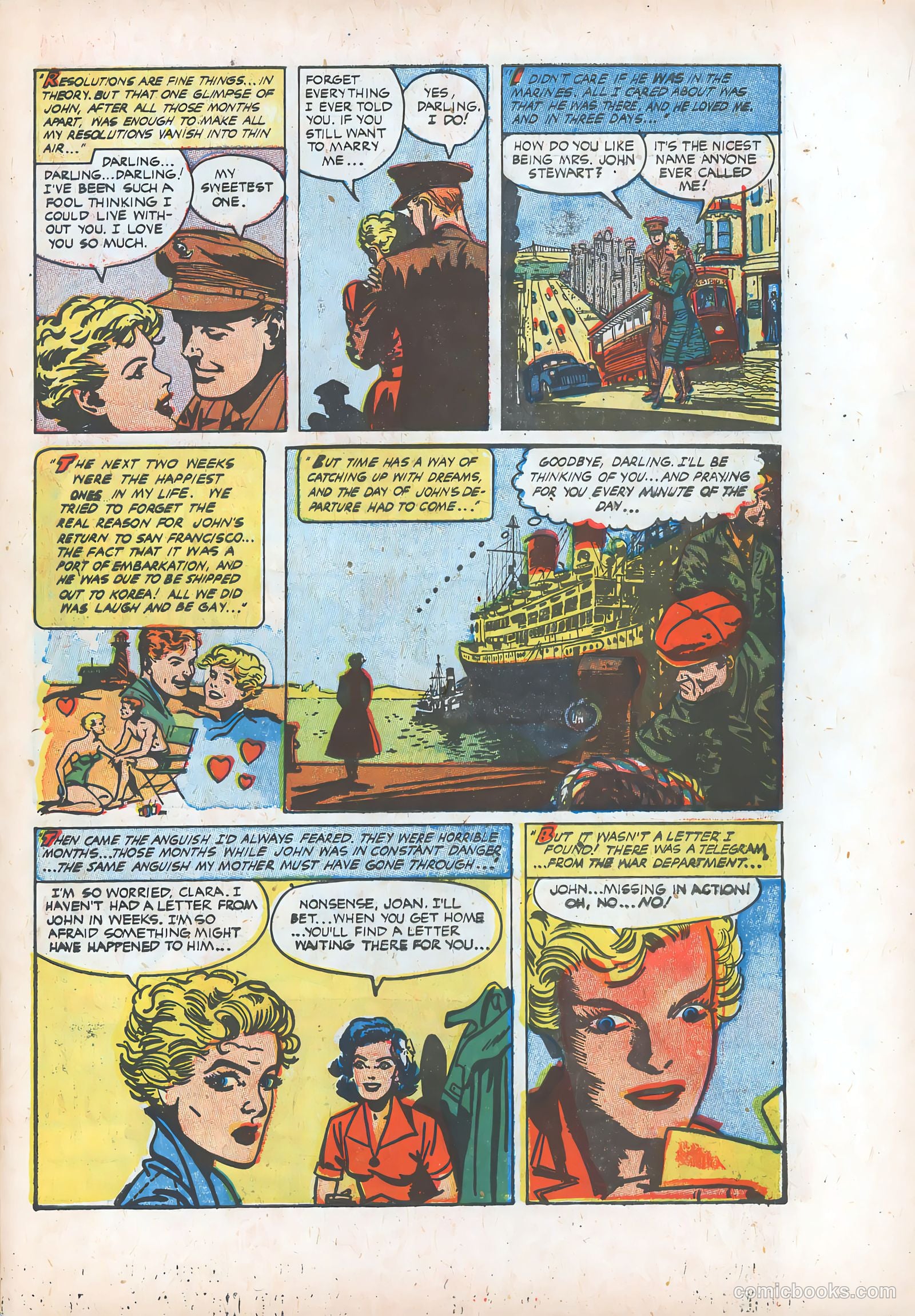 Pictorial Romances #23 (1954) — page 31 of 36