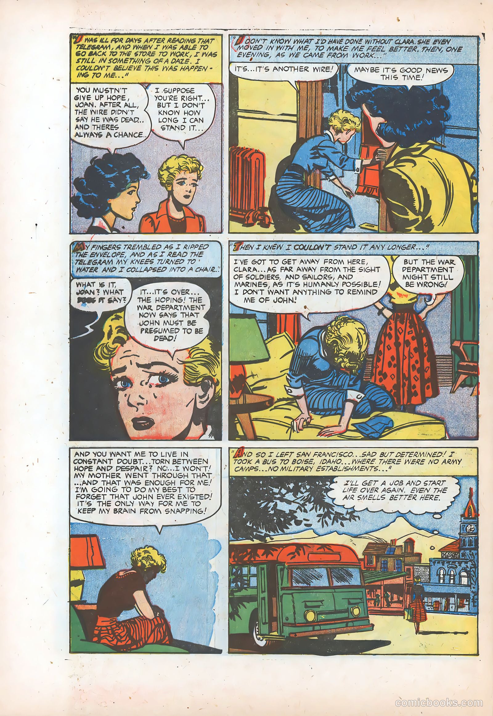 Pictorial Romances #23 (1954) — page 32 of 36