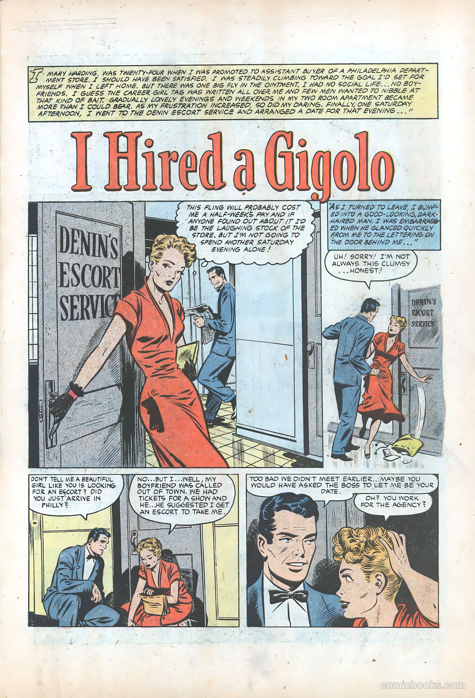Pictorial Romances #24 (1954) — page 3 of 36
