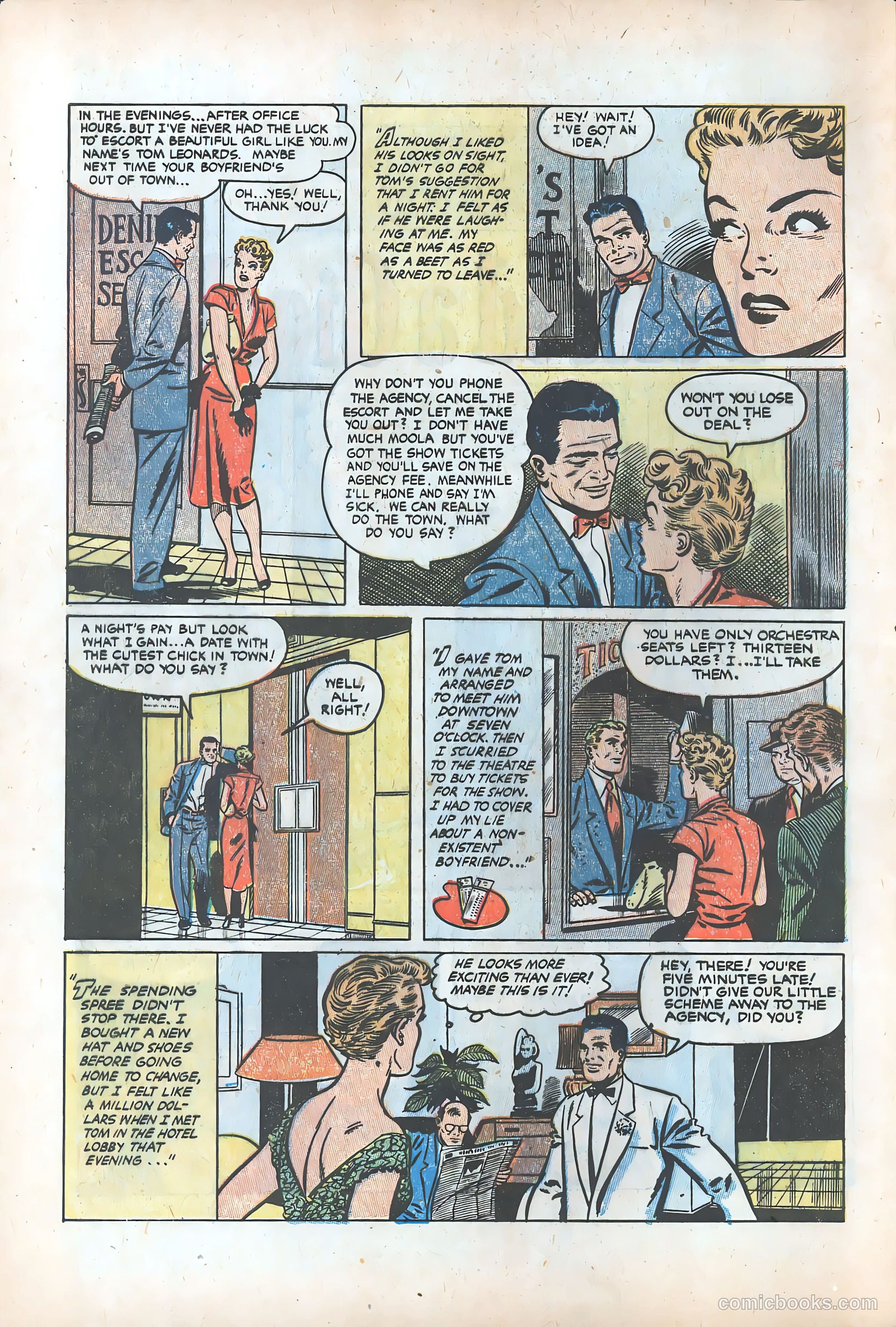 Pictorial Romances #24 (1954) — page 4 of 36