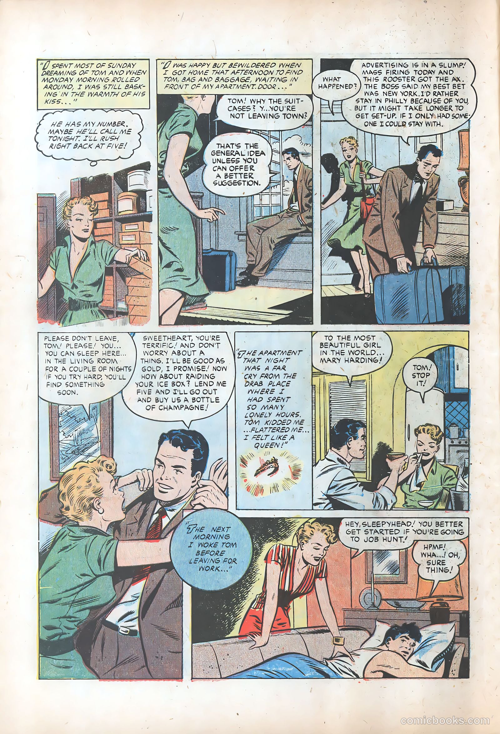 Pictorial Romances #24 (1954) — page 6 of 36