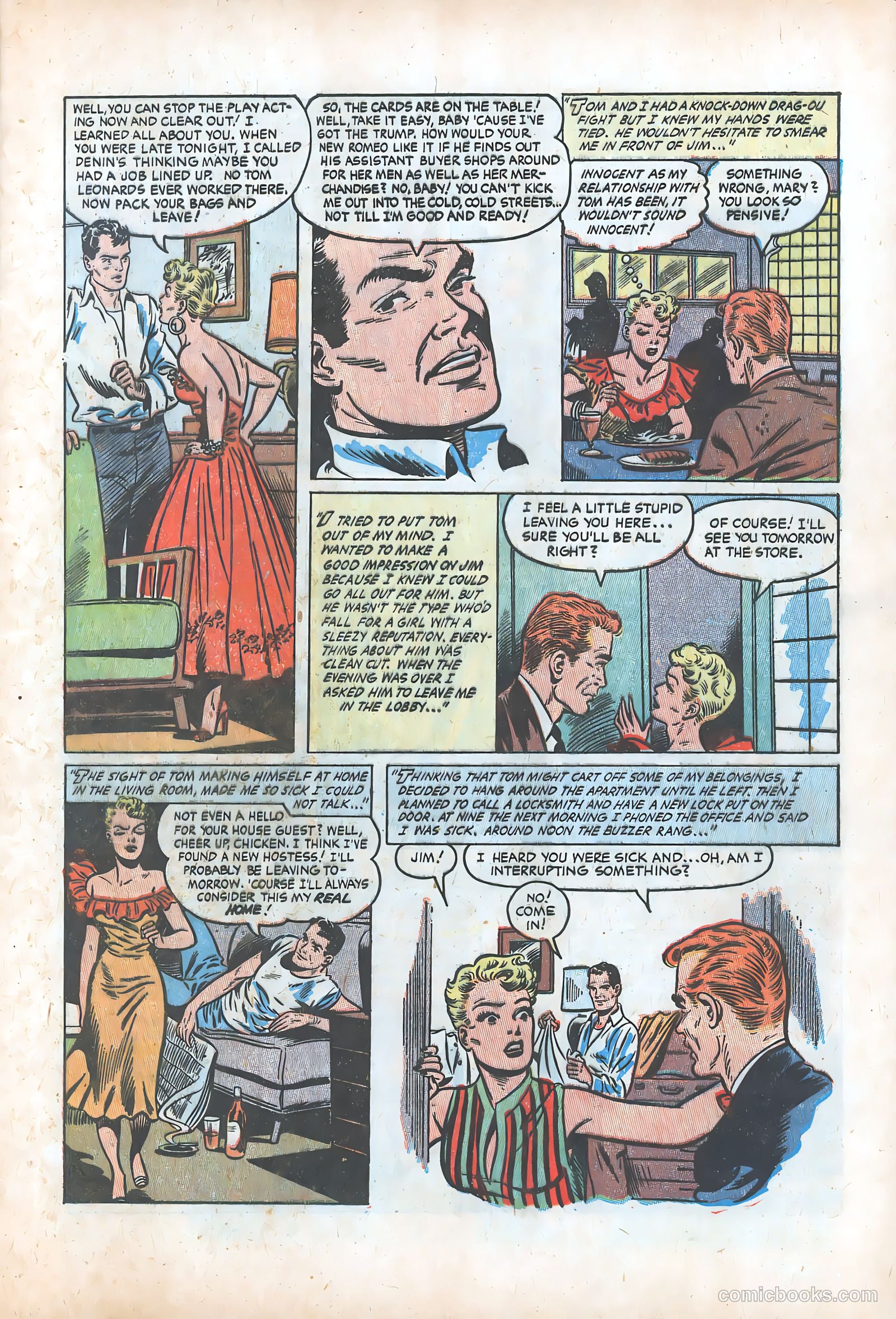 Pictorial Romances #24 (1954) — page 9 of 36